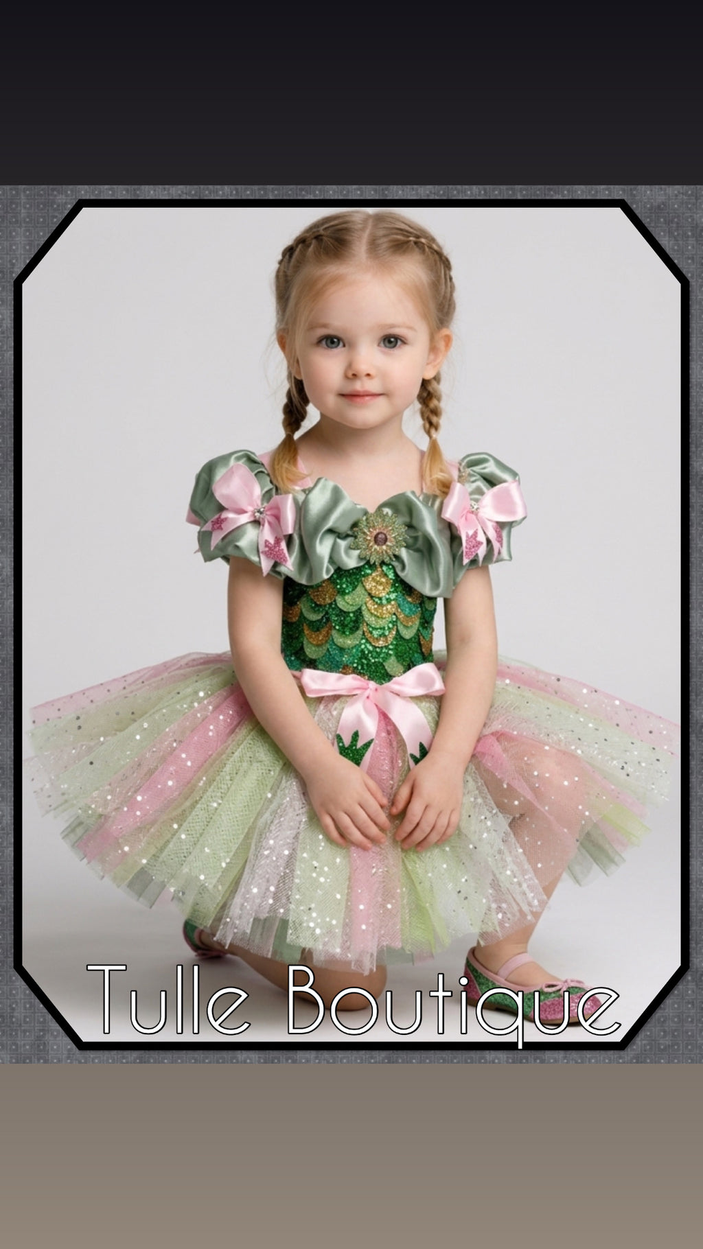 Girls toddlers Dinosaur tutu dress, ballgown, fancy dress costume