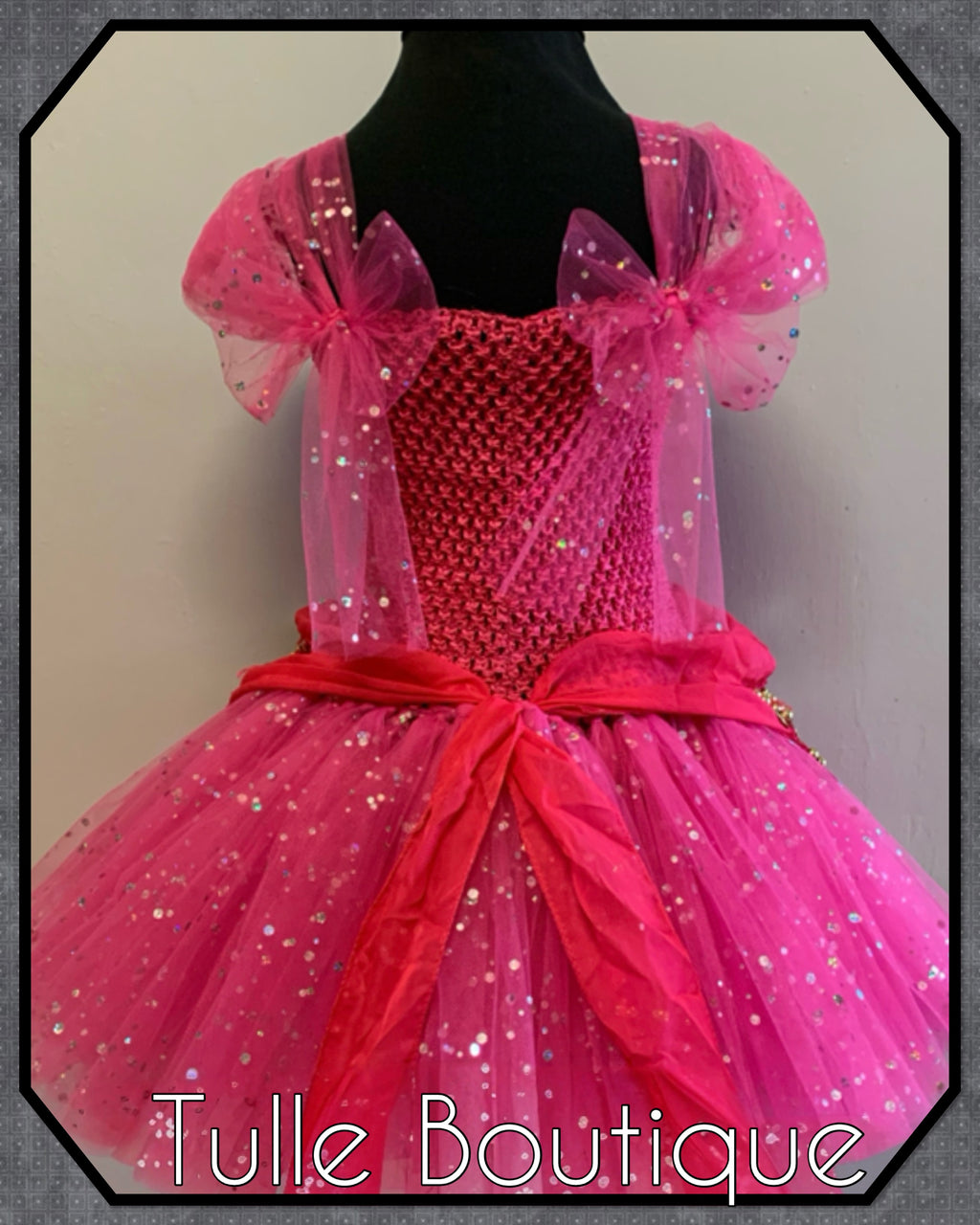 Girls toddlers Princess Jasmine hotpink tutu dress, Aladdin ballgown, fancy dress costume