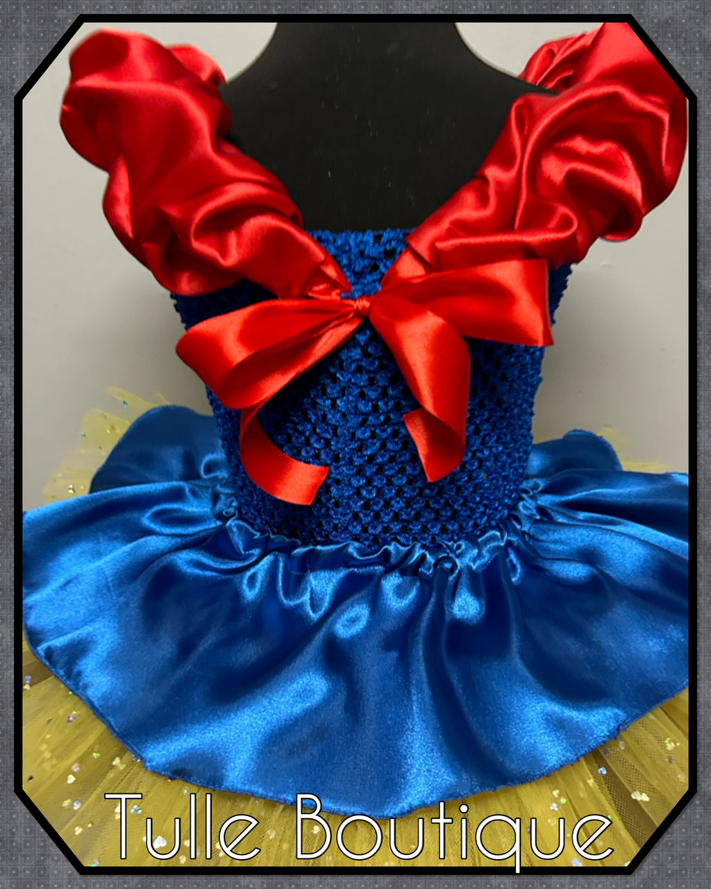 Girls toddlers Paddington bear tutu dress, princess ballgown, fancy dress costume