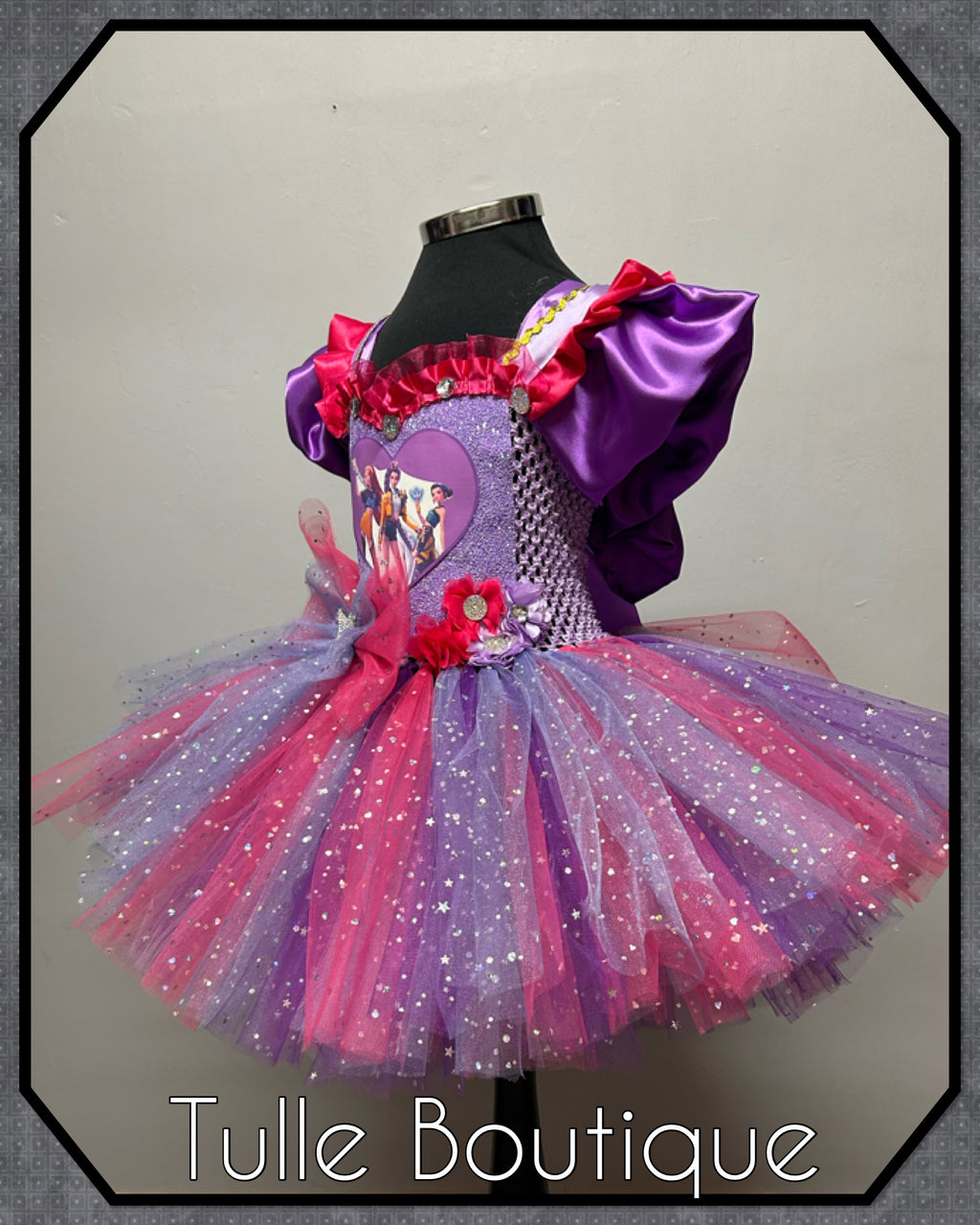 Girls toddlers Princess tutu dress, ballgown, Kpop Demon Hunters fancy dress costume