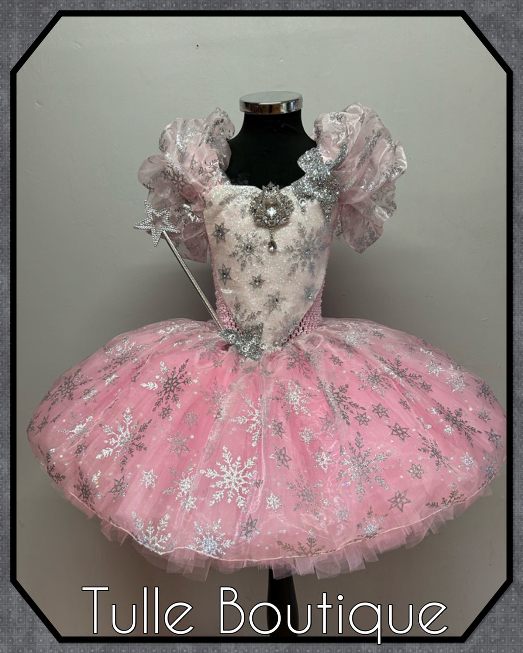 Girls toddlers wizard of Oz Glinda the good witch tutu dress,ballgown, fancy dress costume
