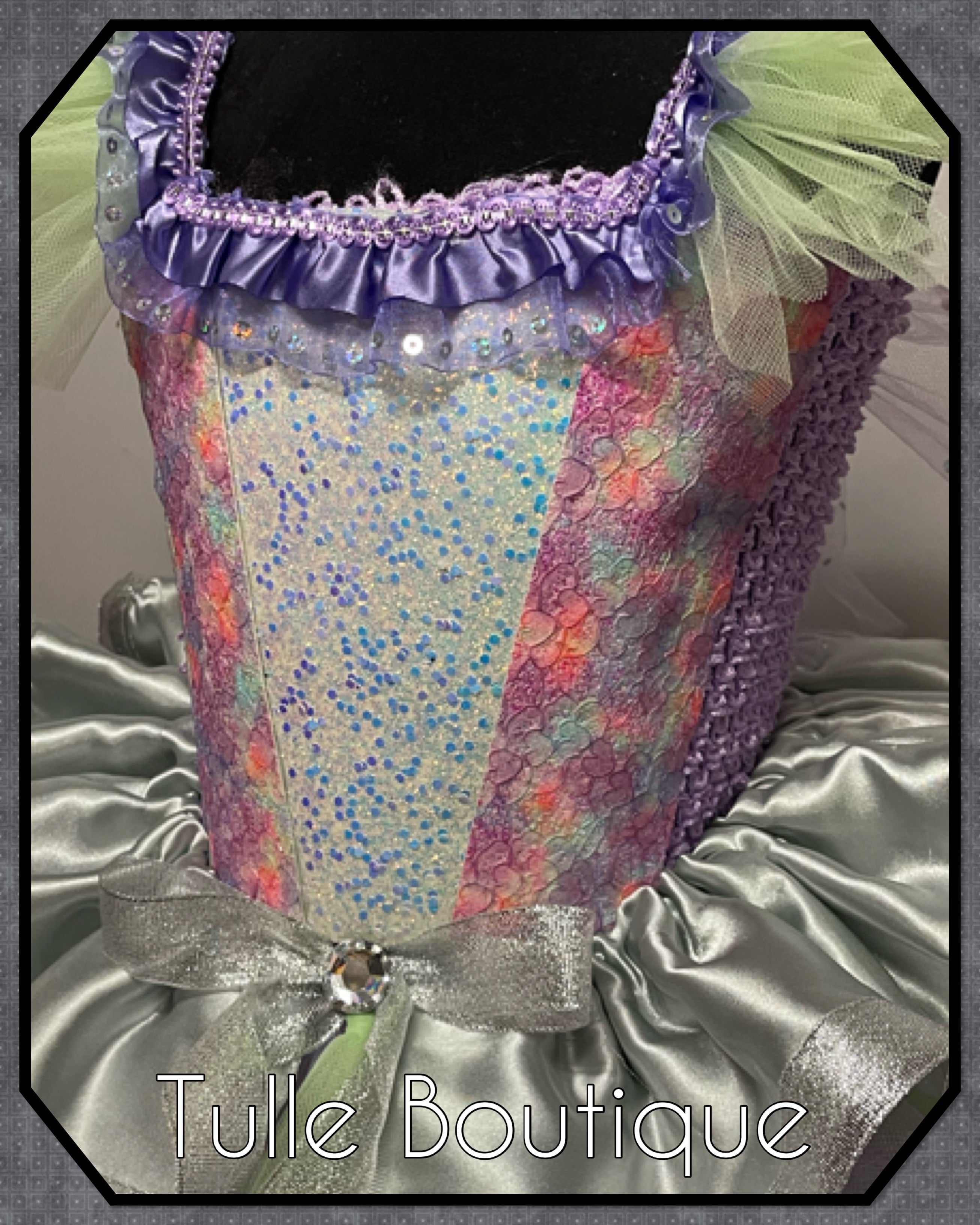 Girls Alien space tutu dress, birthday ballgown, fancy dress costume