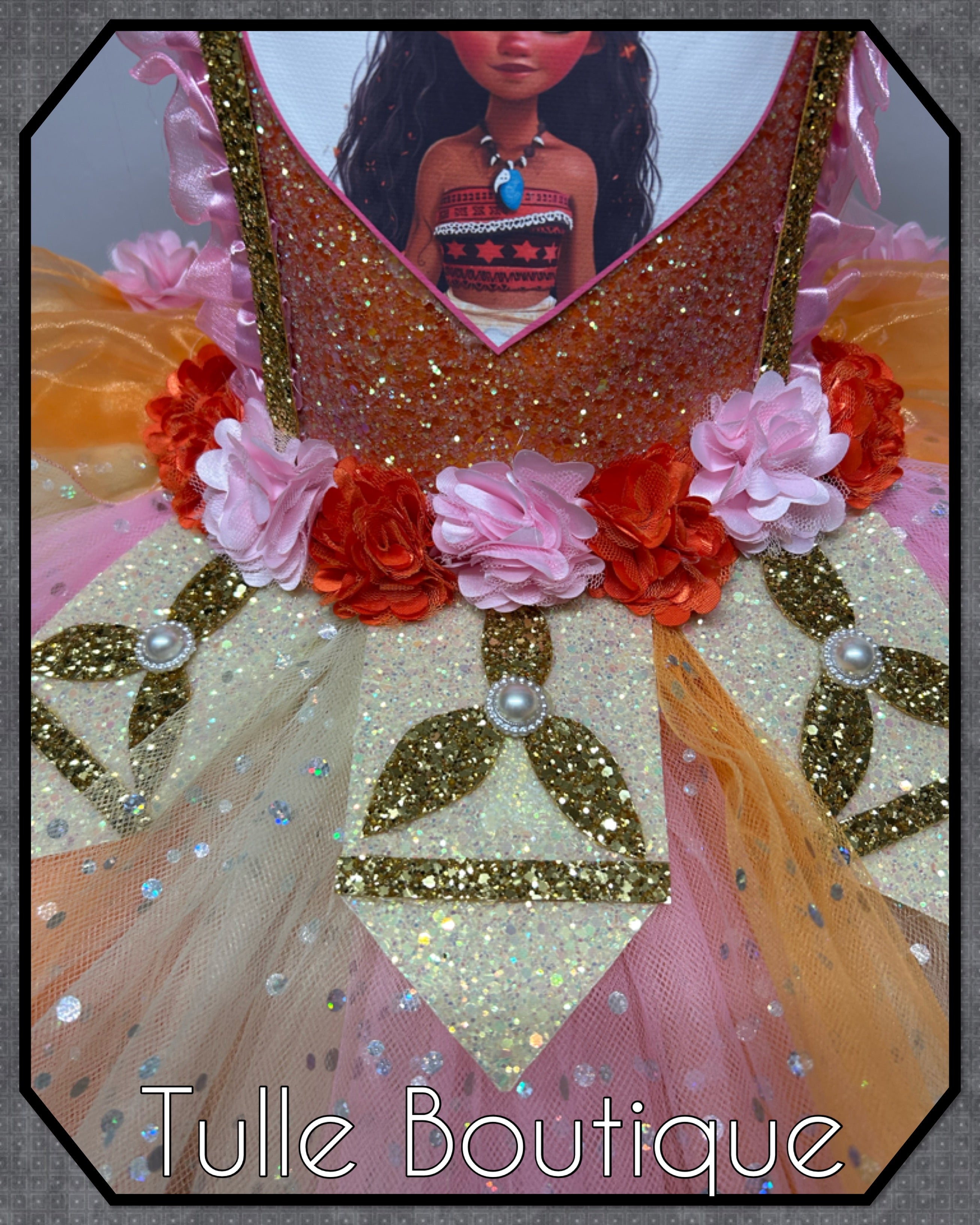 Girls toddlers Princess Moana tutu dress, ballgown,fancy dress costume