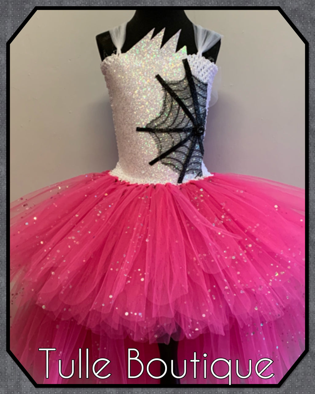 Girls toddlers Monster high Kitty Noir tutu birthday party dress,ballgown, fancy dress costume