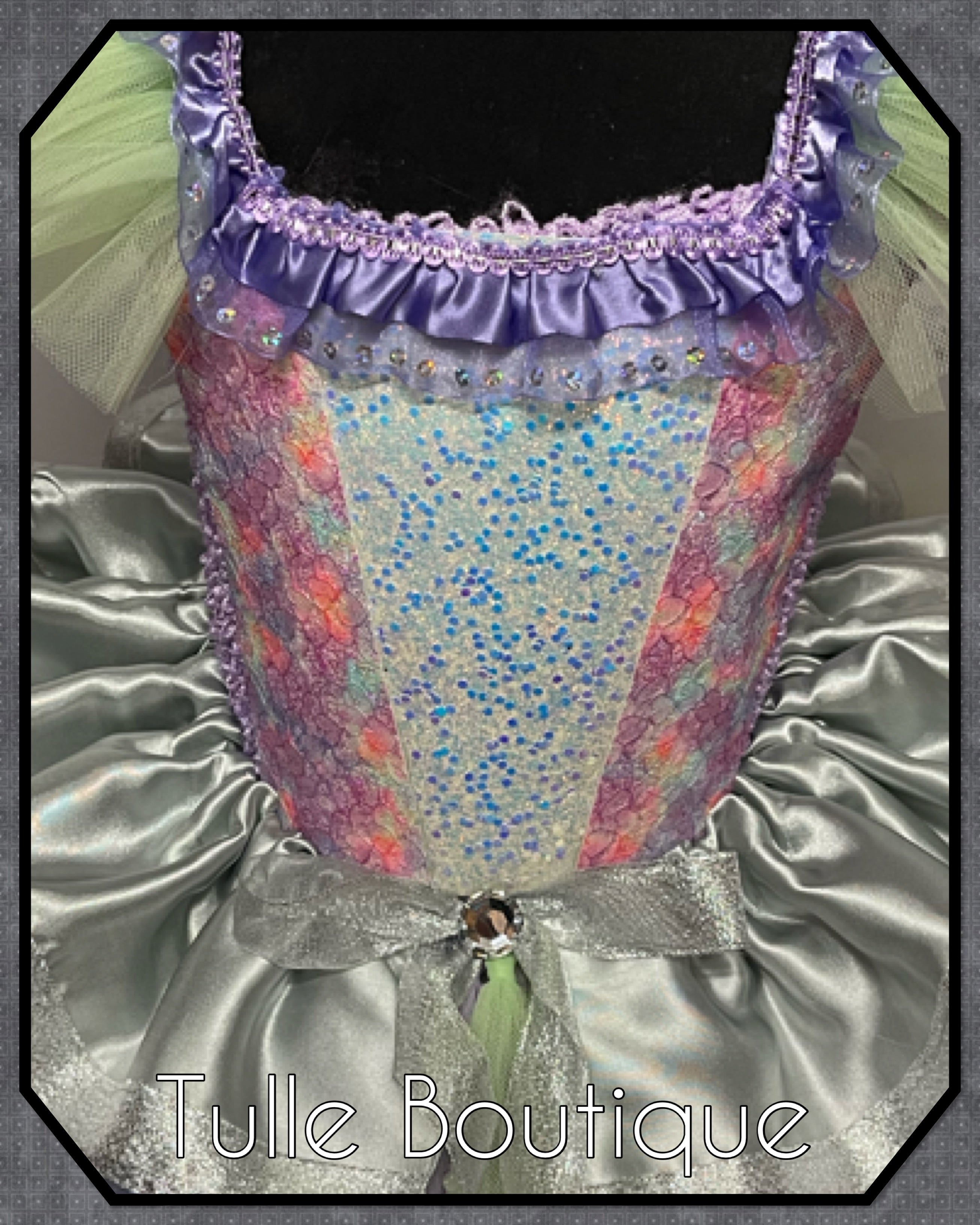 Girls Alien space tutu dress, birthday ballgown, fancy dress costume