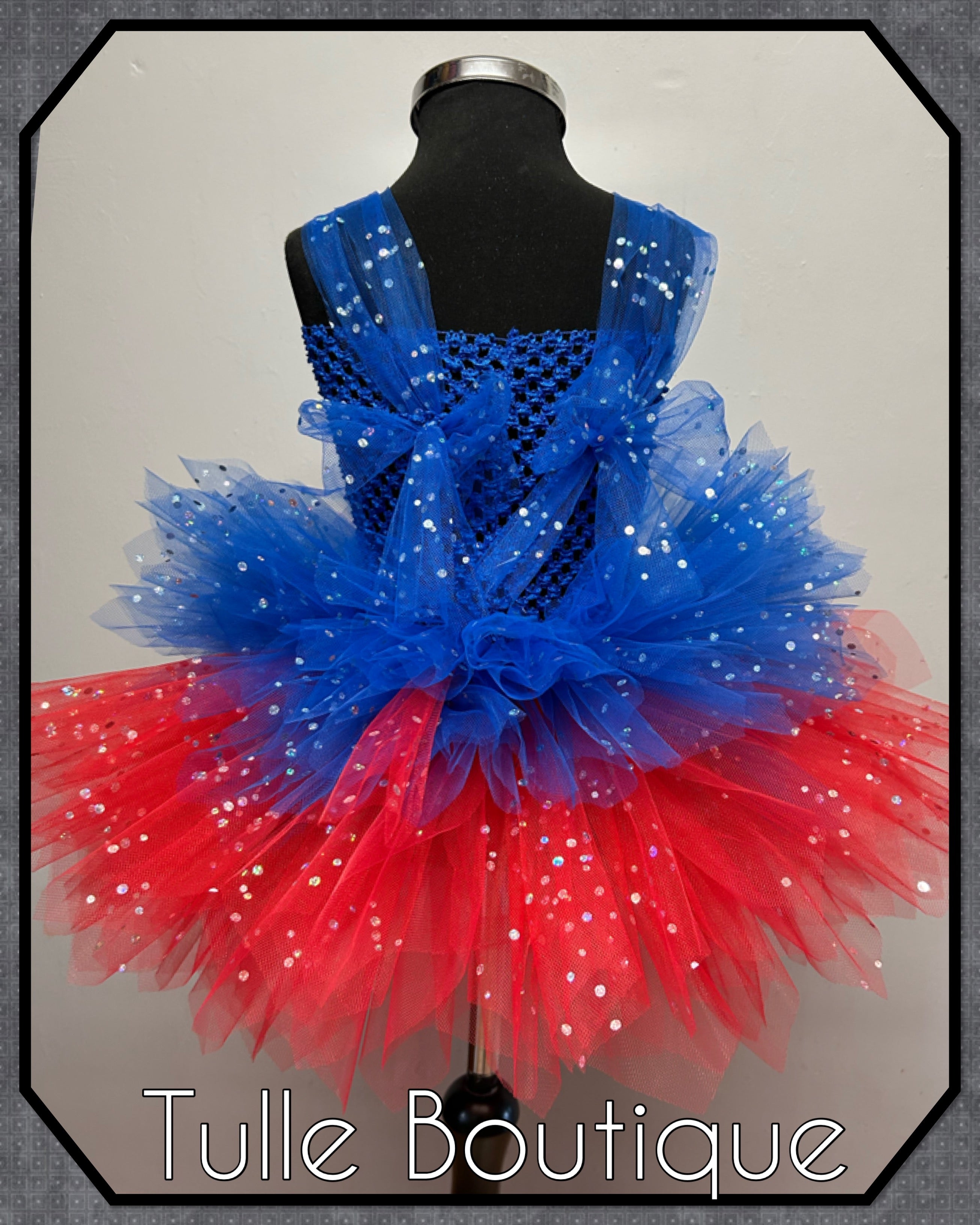 Girls toddlers Thing One tutu dress, ballgown, fancy dress costume