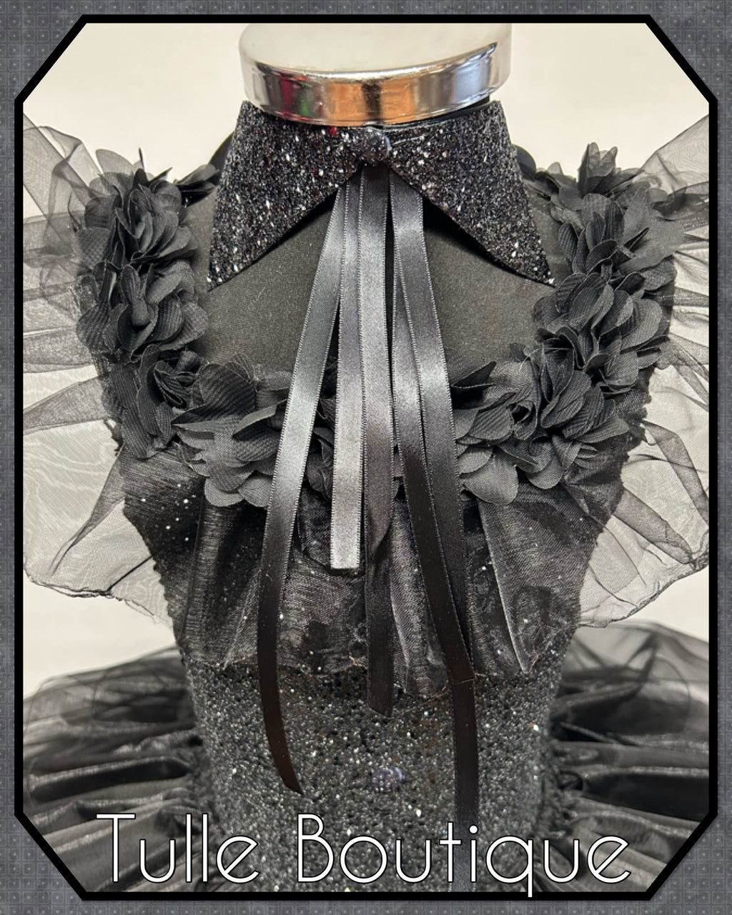 Girls toddlers Wednesday Addams Prom tutu dress, ballgown,Halloween fancy dress costume