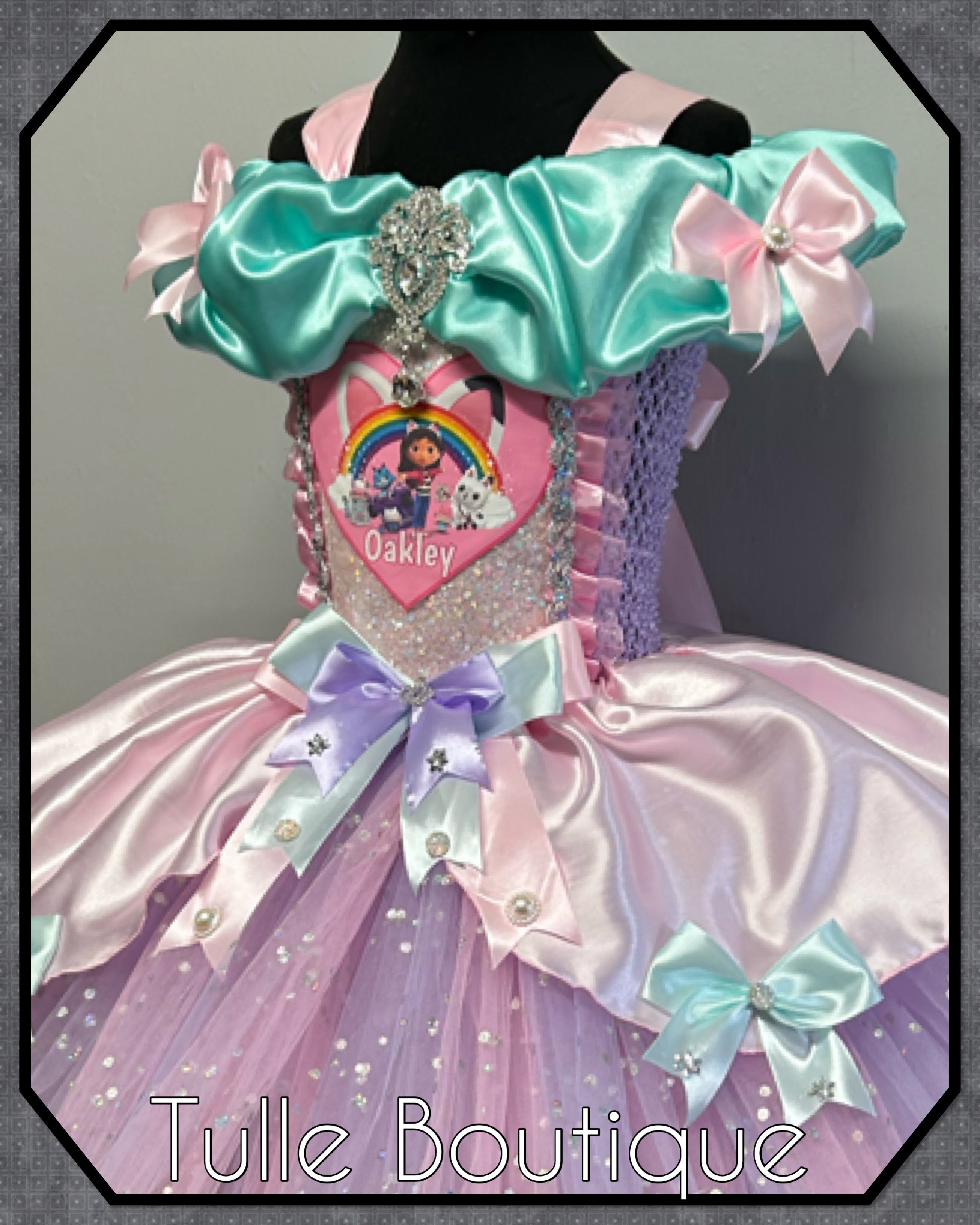 Girls toddlers Gabby’s Doll’s House princess tutu dress,ballgown, fancy dress costume