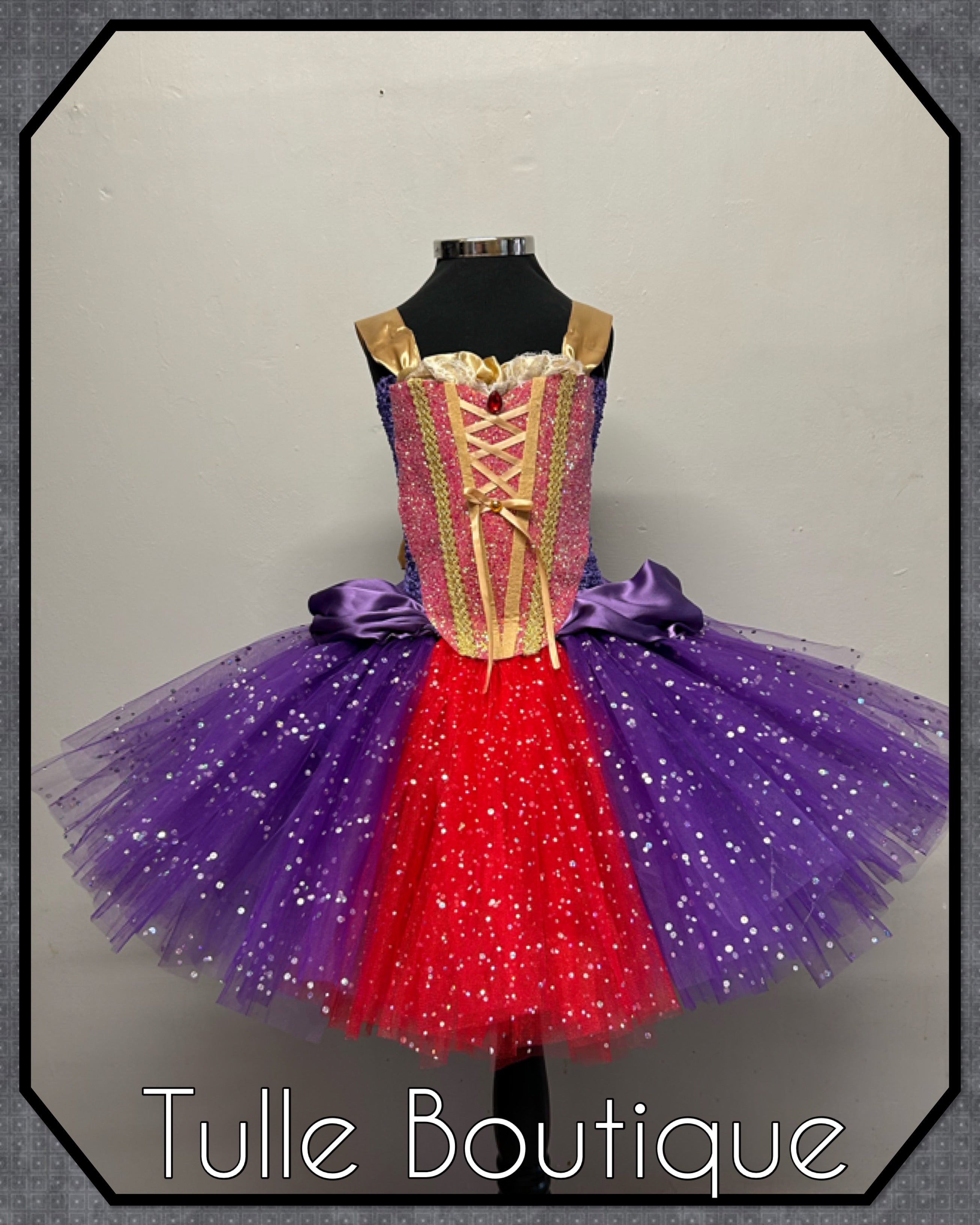 Girls toddlers Halloween Hocus Pocus Sarah Sanderson tutu dress, ballgown, fancy dress costume