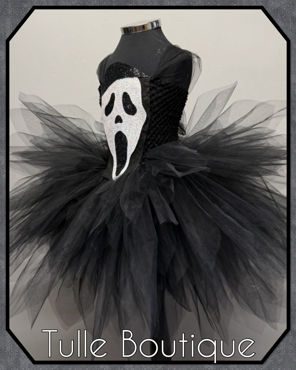 Girls toddlers girls Scream Ghost face book day fancy dress Halloween costume