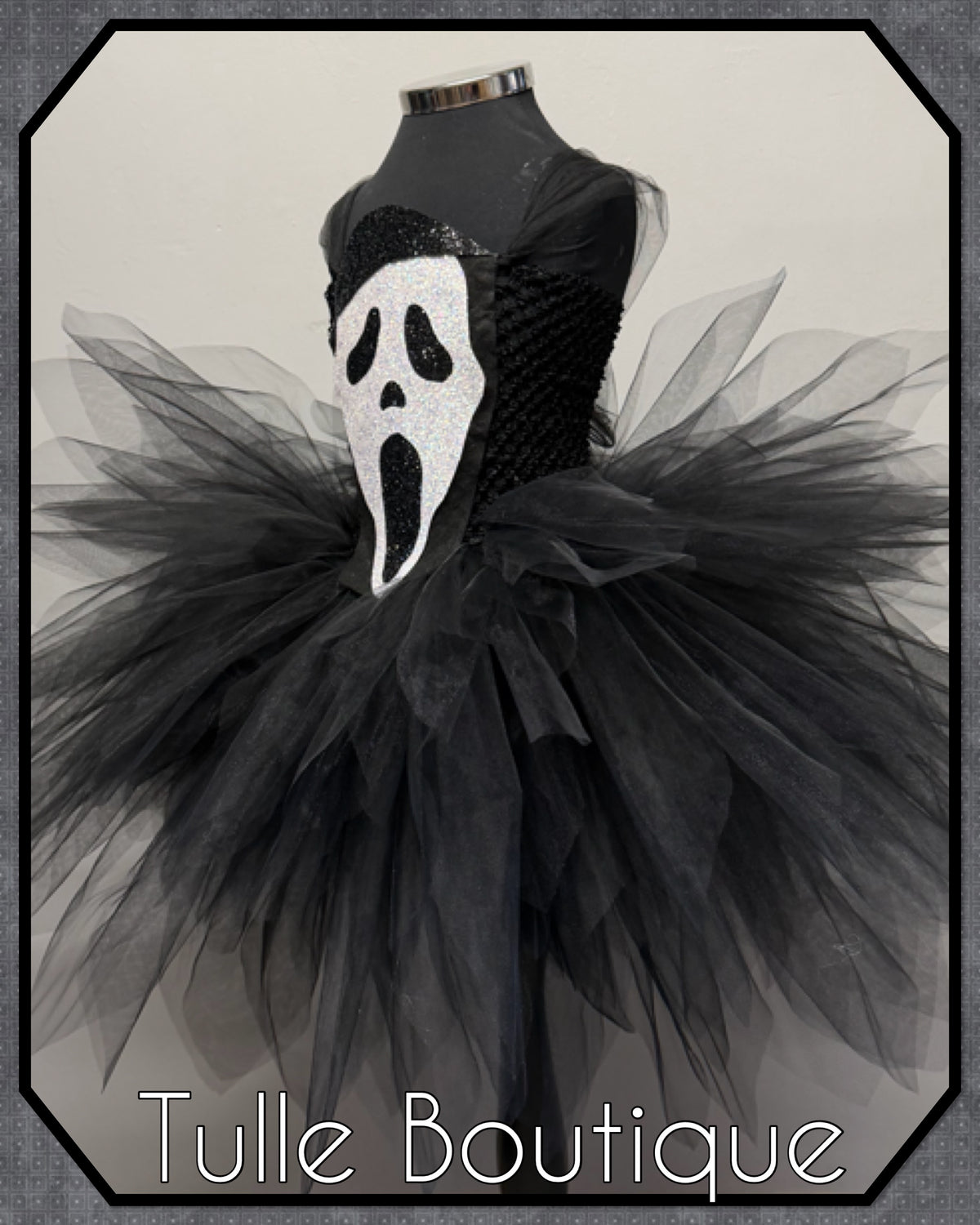 Girls toddlers girls Scream Ghost face book day fancy dress Halloween costume