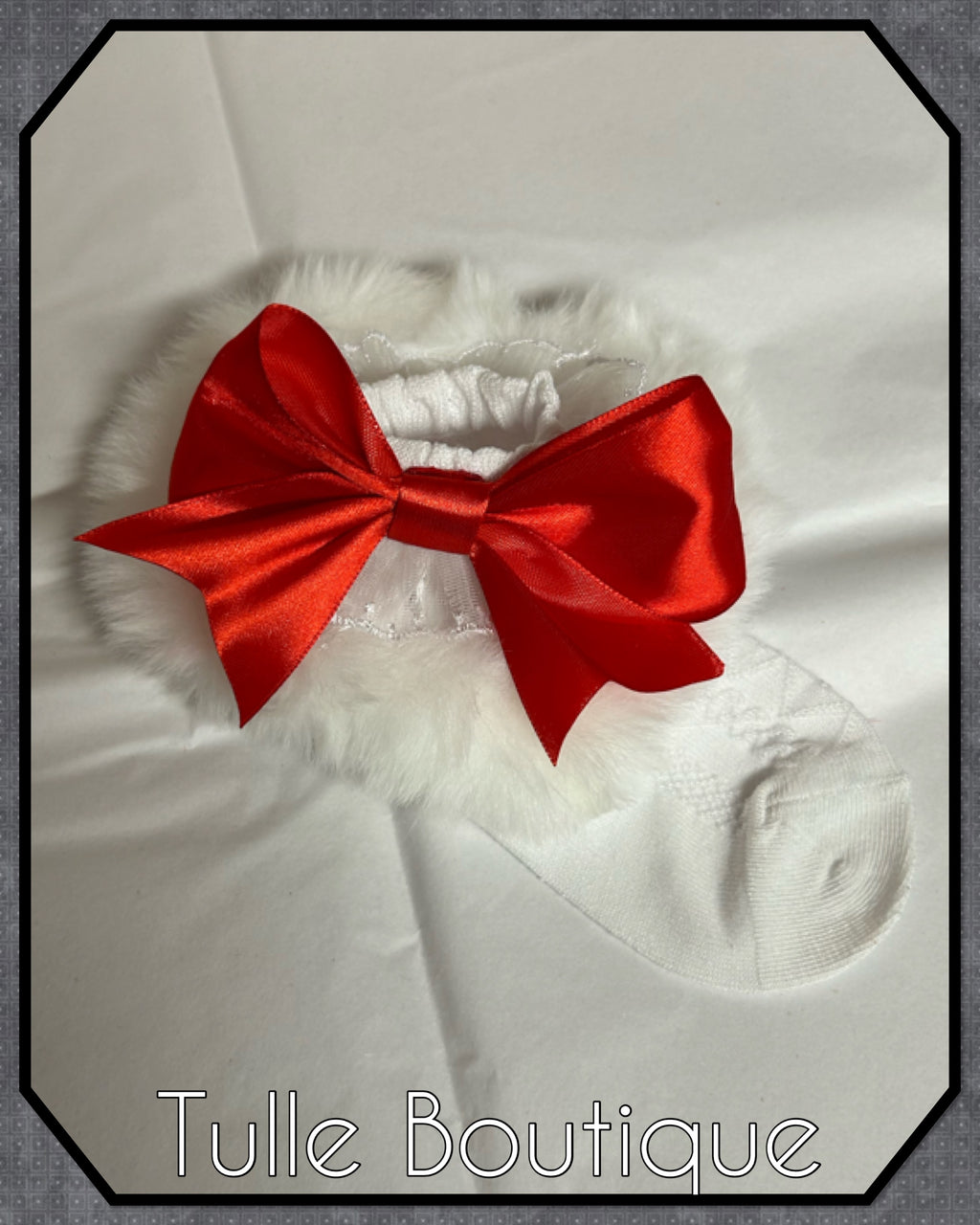 Girls toddlers Christmas Santa faux fur trimmedtutu dress, ballgown, fancy dress costume