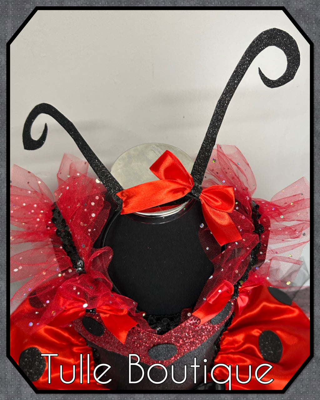 Girls toddlers Ladybug tutu dress, fancy dress costume
