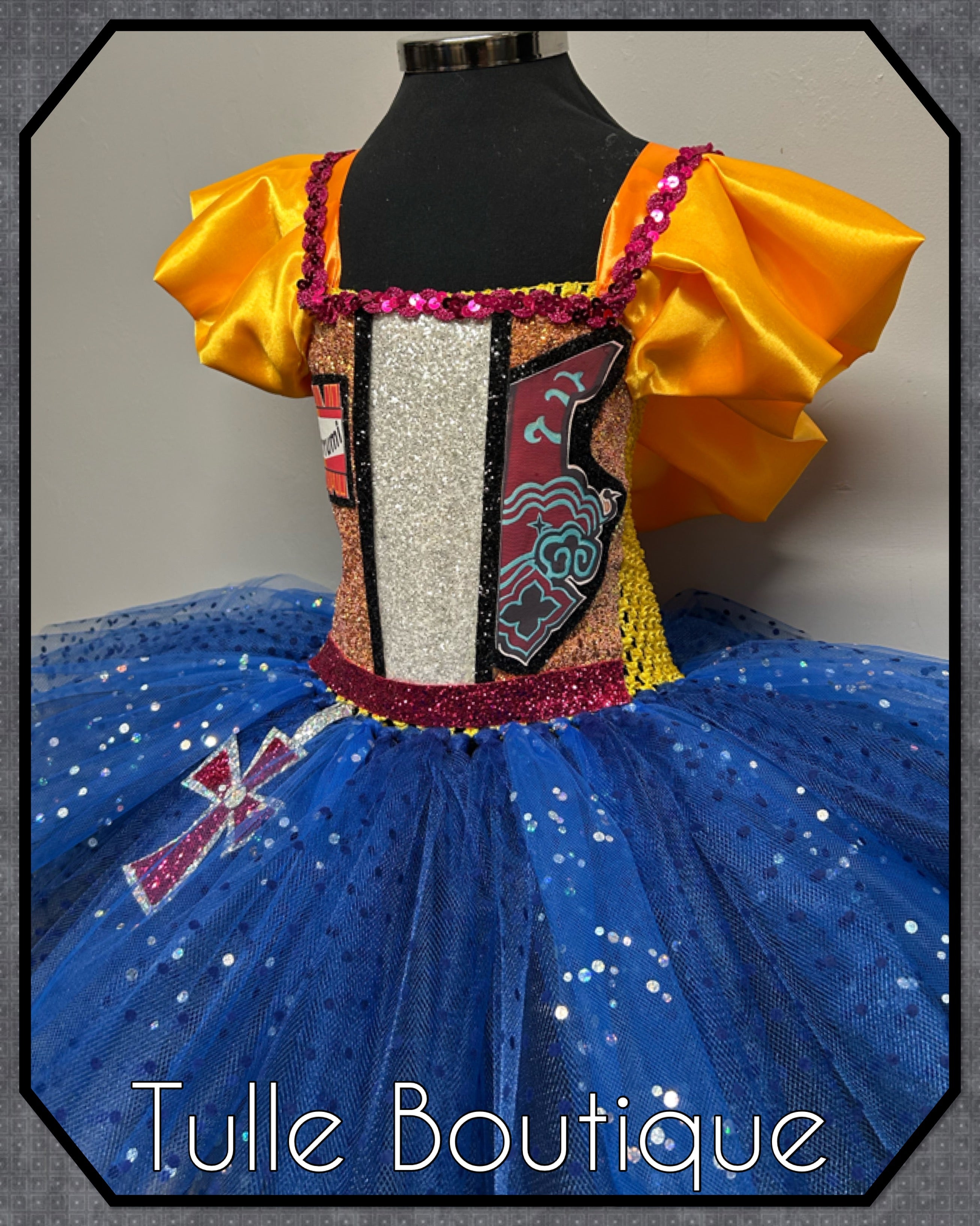 Girls toddlers K-pop Demon hunters Rumi tutu dress, ballgown, fancy dress costume