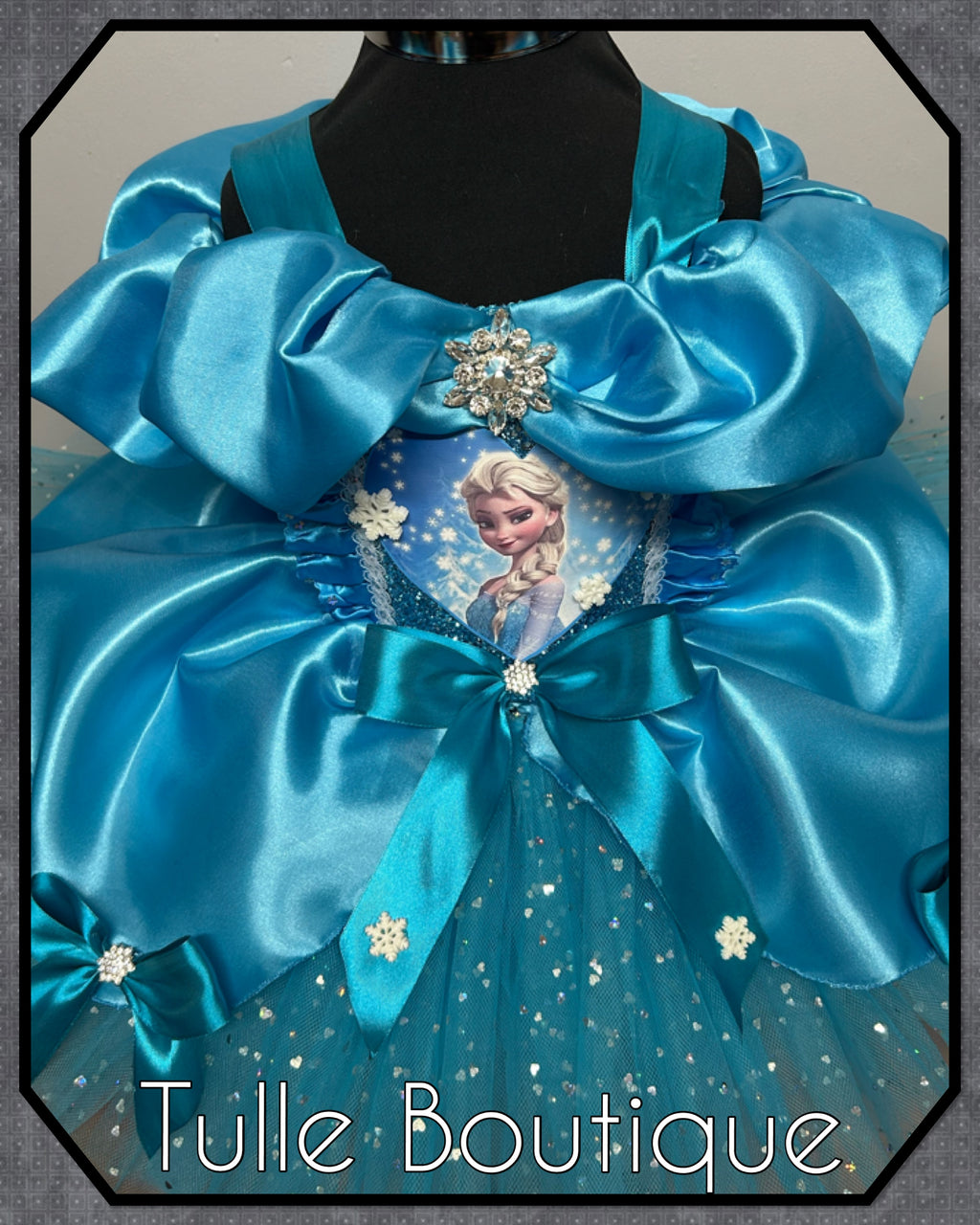 Girls toddlers Princess Elsa tutu dress, frozen ballgown, fancy dress costume