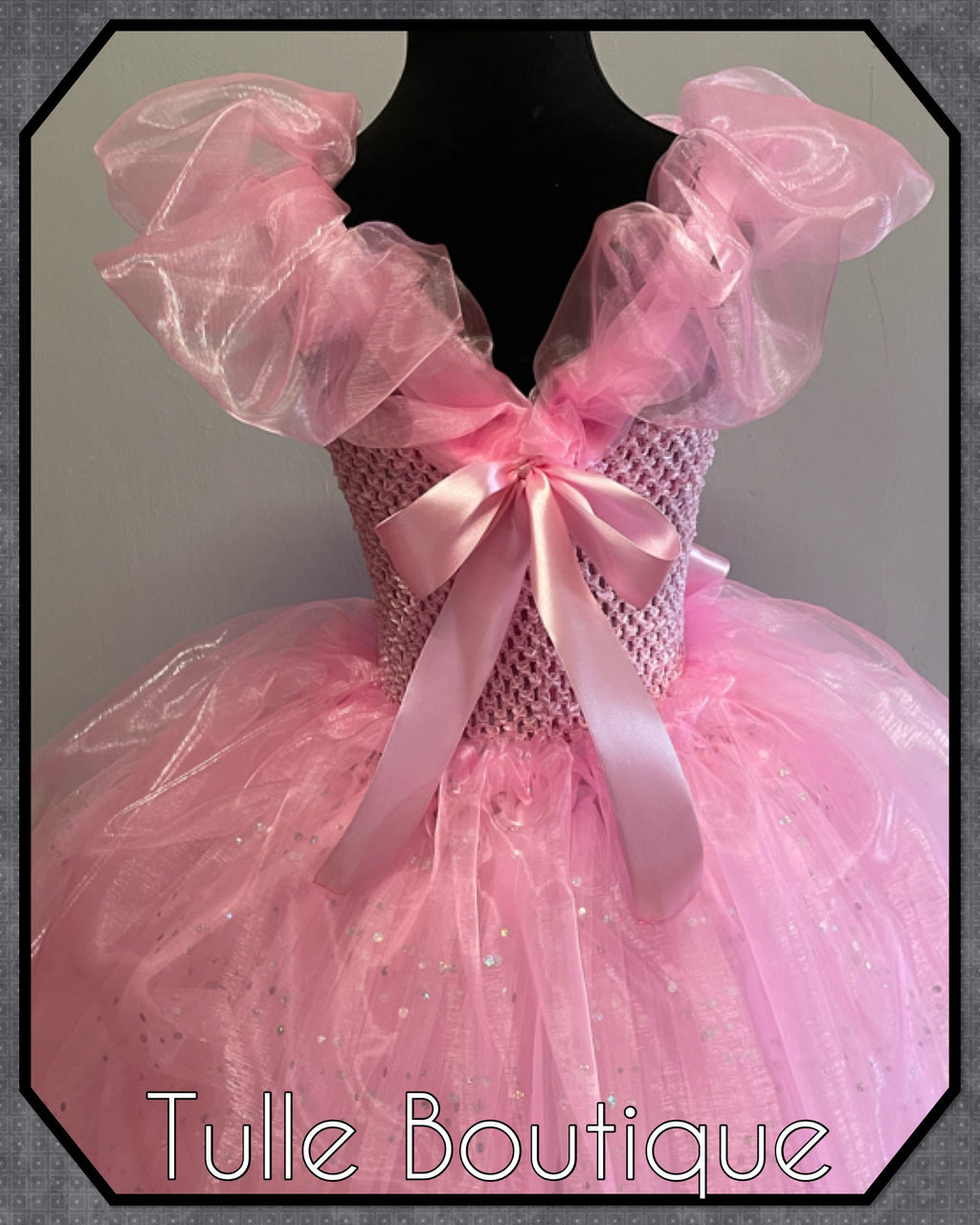 Girls toddlers Princess Barbie organza tutu dress, ballgown, fancy dress costume full length ballgown