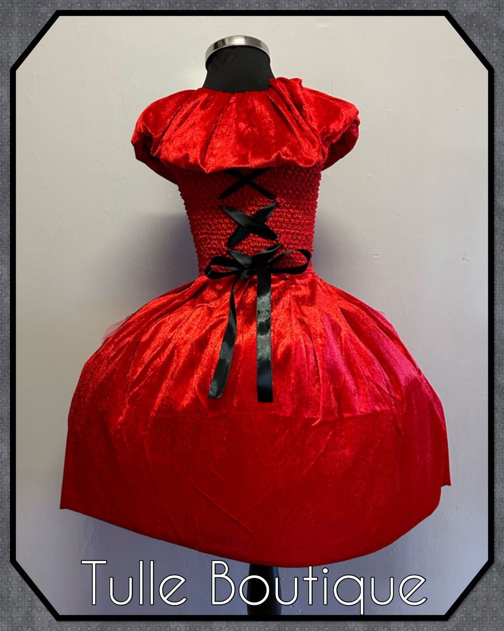 Girls toddlers Red Devil tutu birthday party dress,ballgown, fancy dress costume