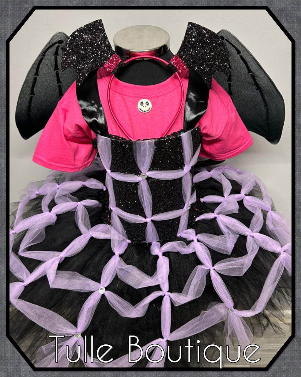 Girls toddlers Vampirina tutu dress, ballgown, little vampire fancy dress costume