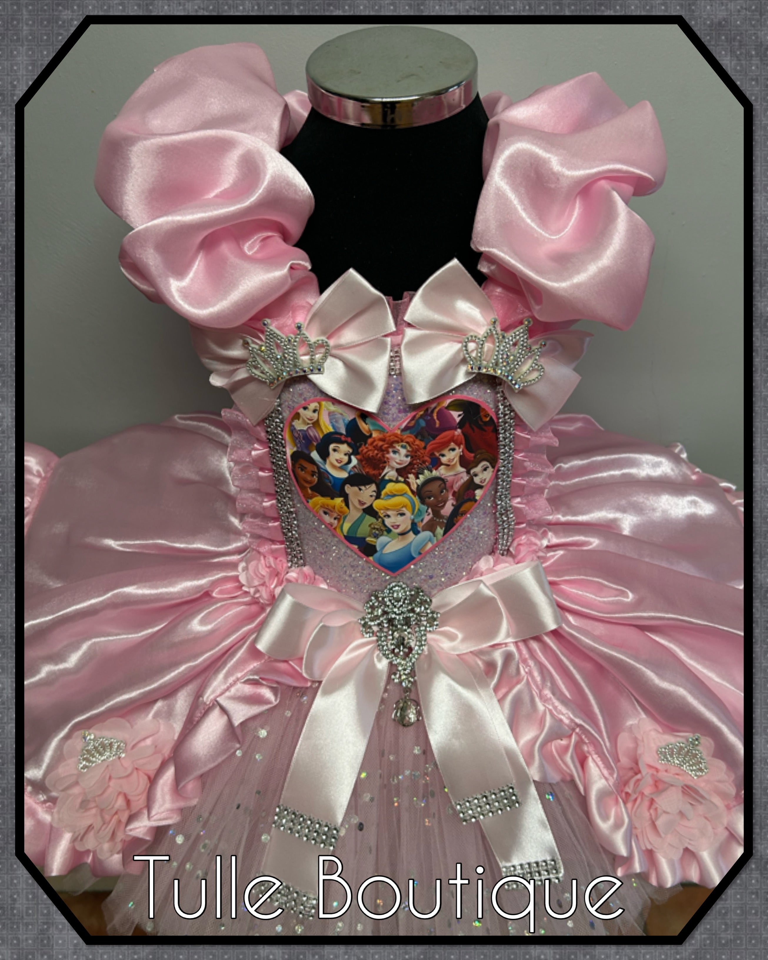 Girls toddlers pink Disney Princess tutu dress, ballgown, fancy dress costume