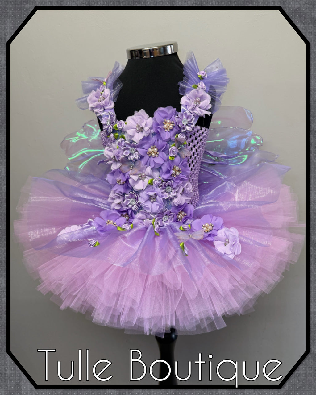 Girls toddlers Lena enchanted lilac fairy tutu dress, ballgown, fancy dress costume