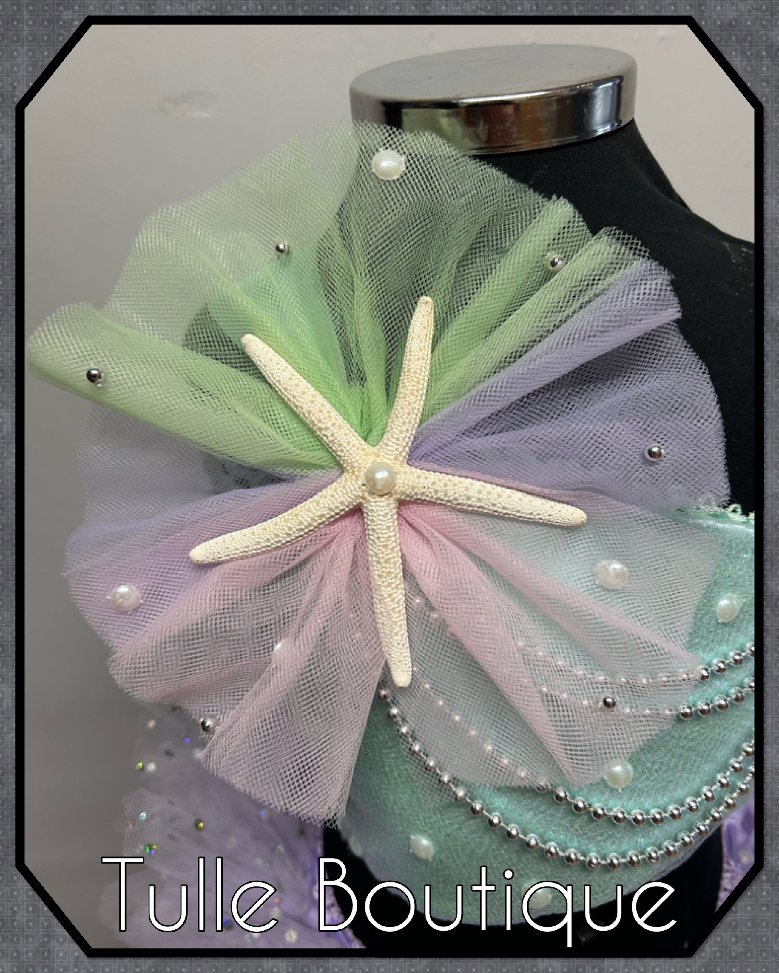 Girls toddlers Mermaid fishtail tutu dress, ballgown, fancy dress costume