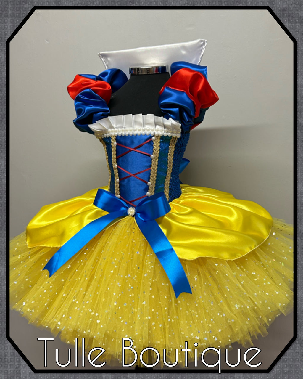 Girls toddlers Snow White Princess tutu birthday party dress,ballgown, fancy dress costume