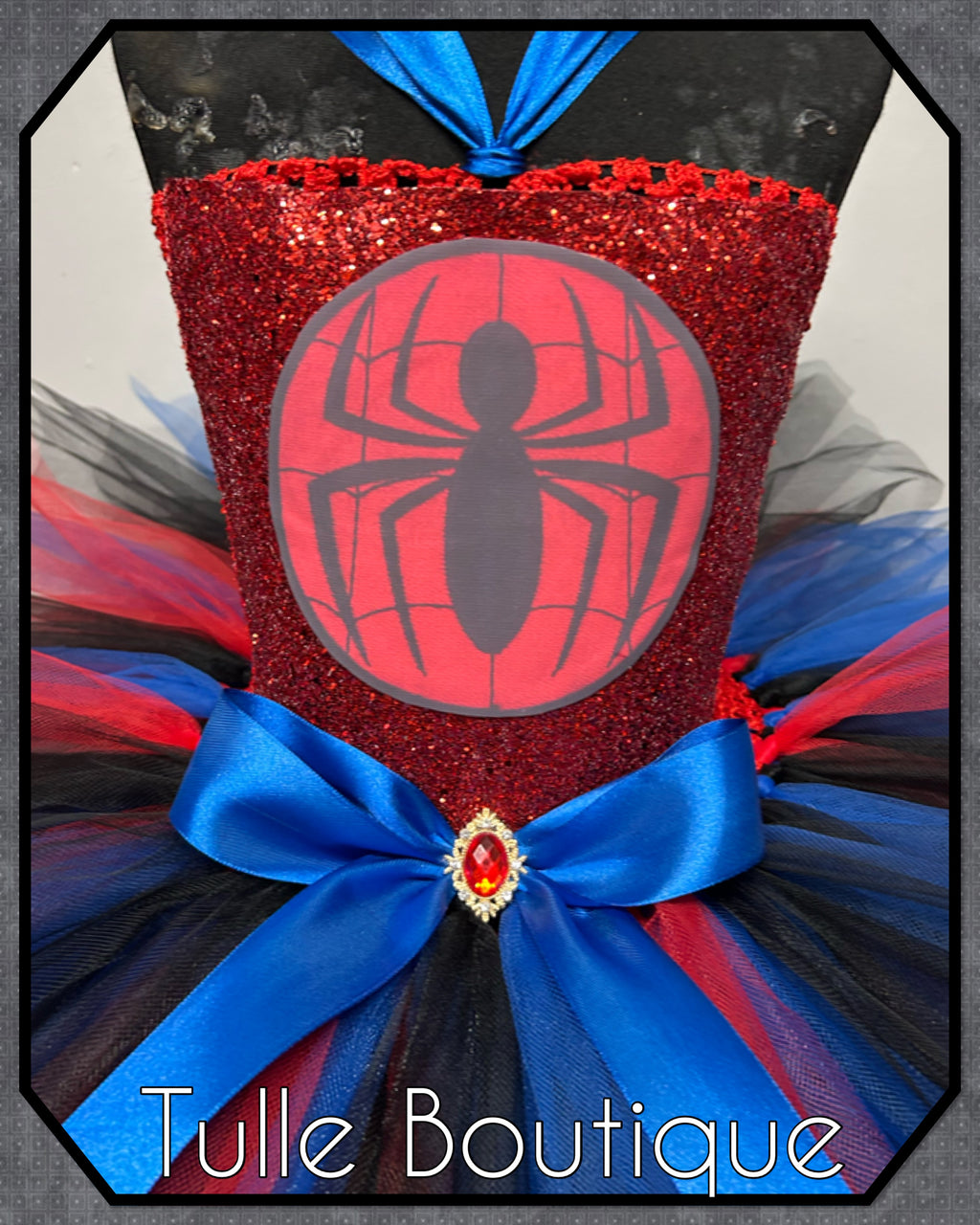 Girls toddlers Spiderman tutu dress, ballgown, fancy dress costume