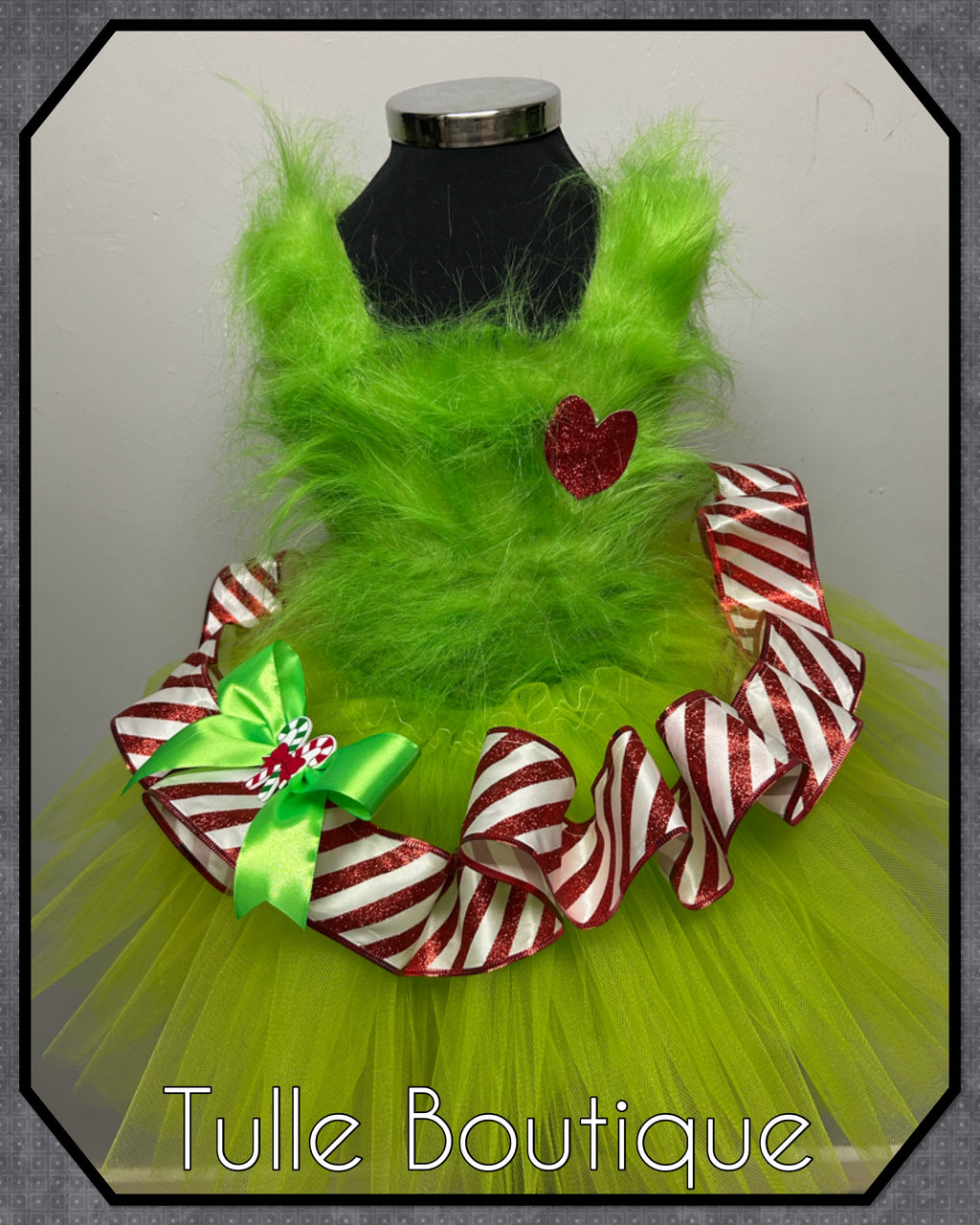 Girls toddlers The Grinch Christmas tutu dress, ballgown, fancy dress costume