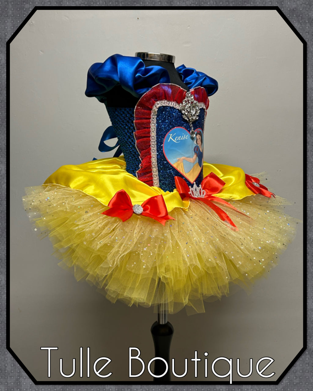 Girls toddlers Snow White Princess tutu birthday party dress,ballgown, fancy dress costume