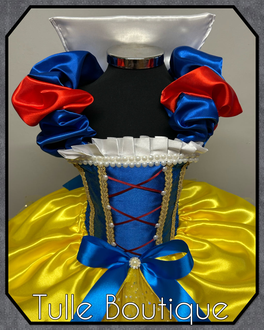 Girls toddlers Snow White Princess tutu birthday party dress,ballgown, fancy dress costume