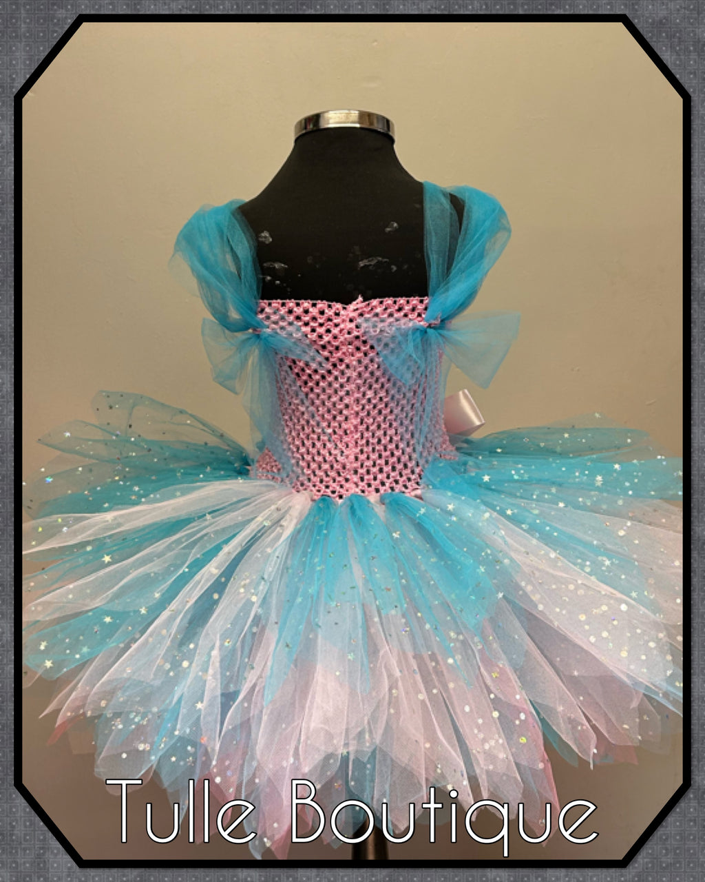 Girls toddlers Princess Stitch and Angel tutu dress, ballgown,fancy dress costume