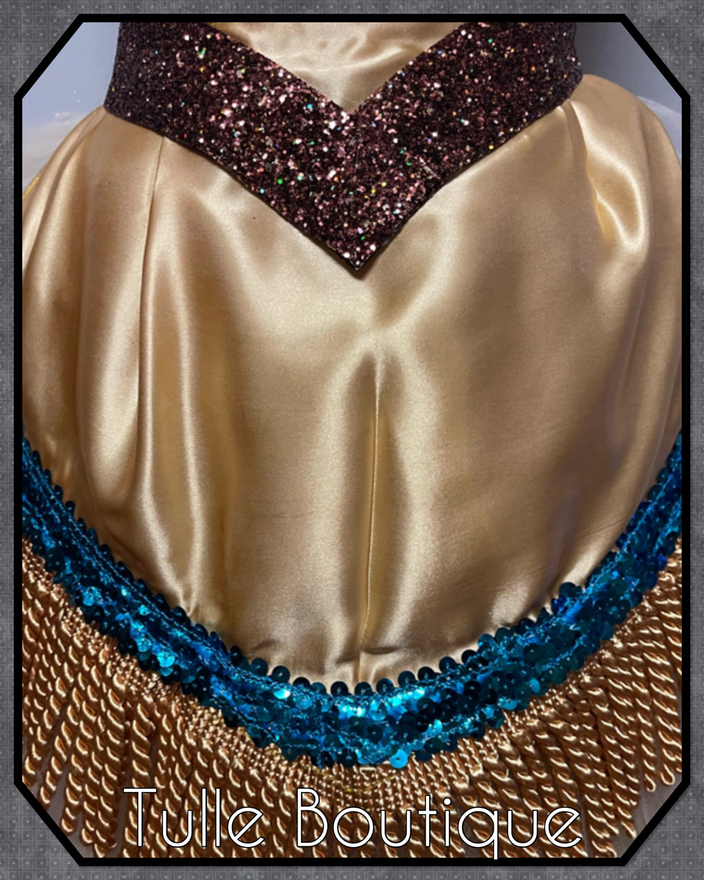 Girls toddlers Pocahontas tutu dress, ballgown, fancy dress costume