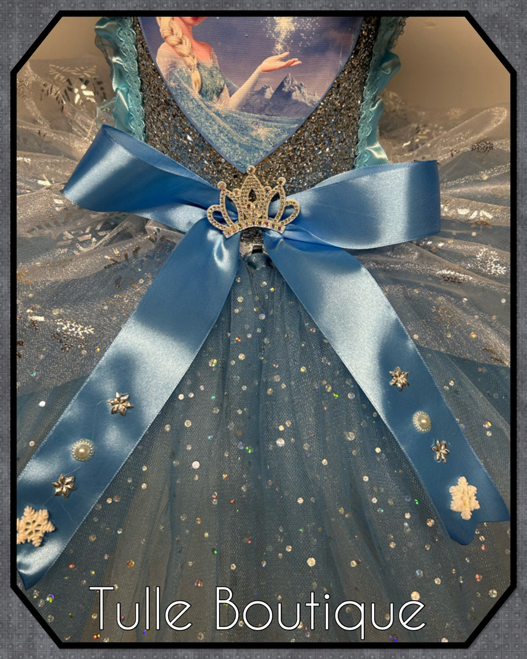 Girls toddlers Princess Elsa frozen tutu birthday party dress,ballgown, fancy dress costume