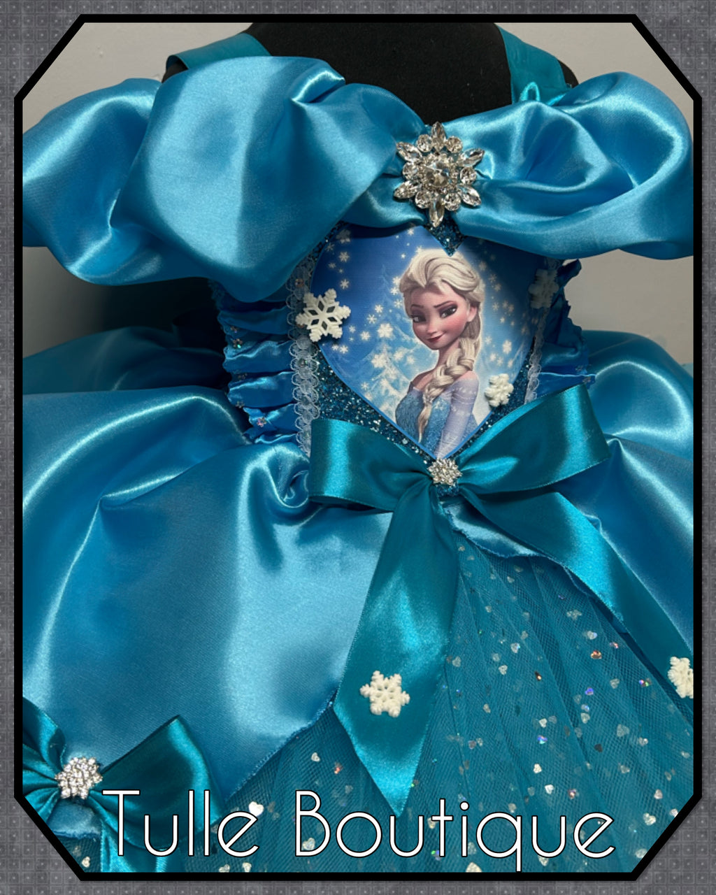 Girls toddlers Princess Elsa tutu dress, frozen ballgown, fancy dress costume