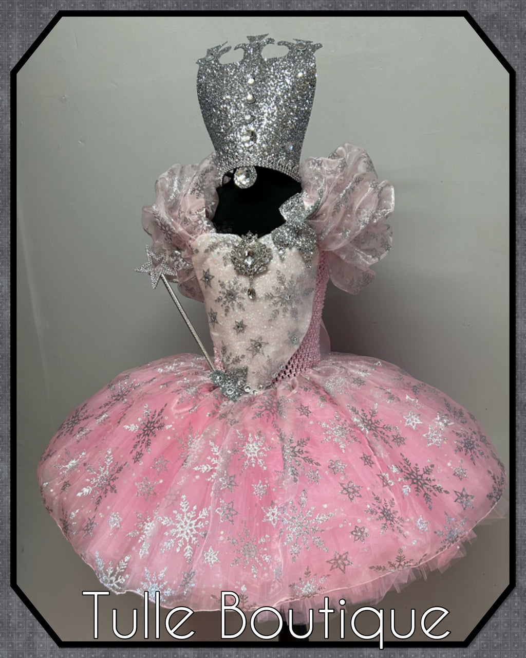 Girls toddlers wizard of Oz Glinda the good witch tutu dress,ballgown, fancy dress costume