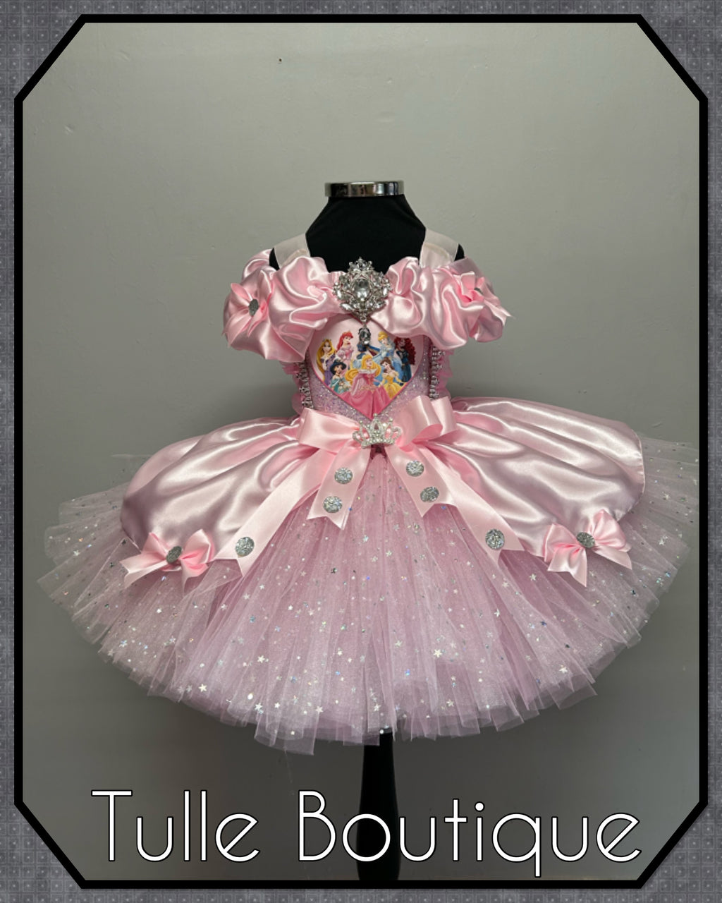 Girls toddlers Disney Princess pink tutu dress, birthday ballgown, fancy dress costume