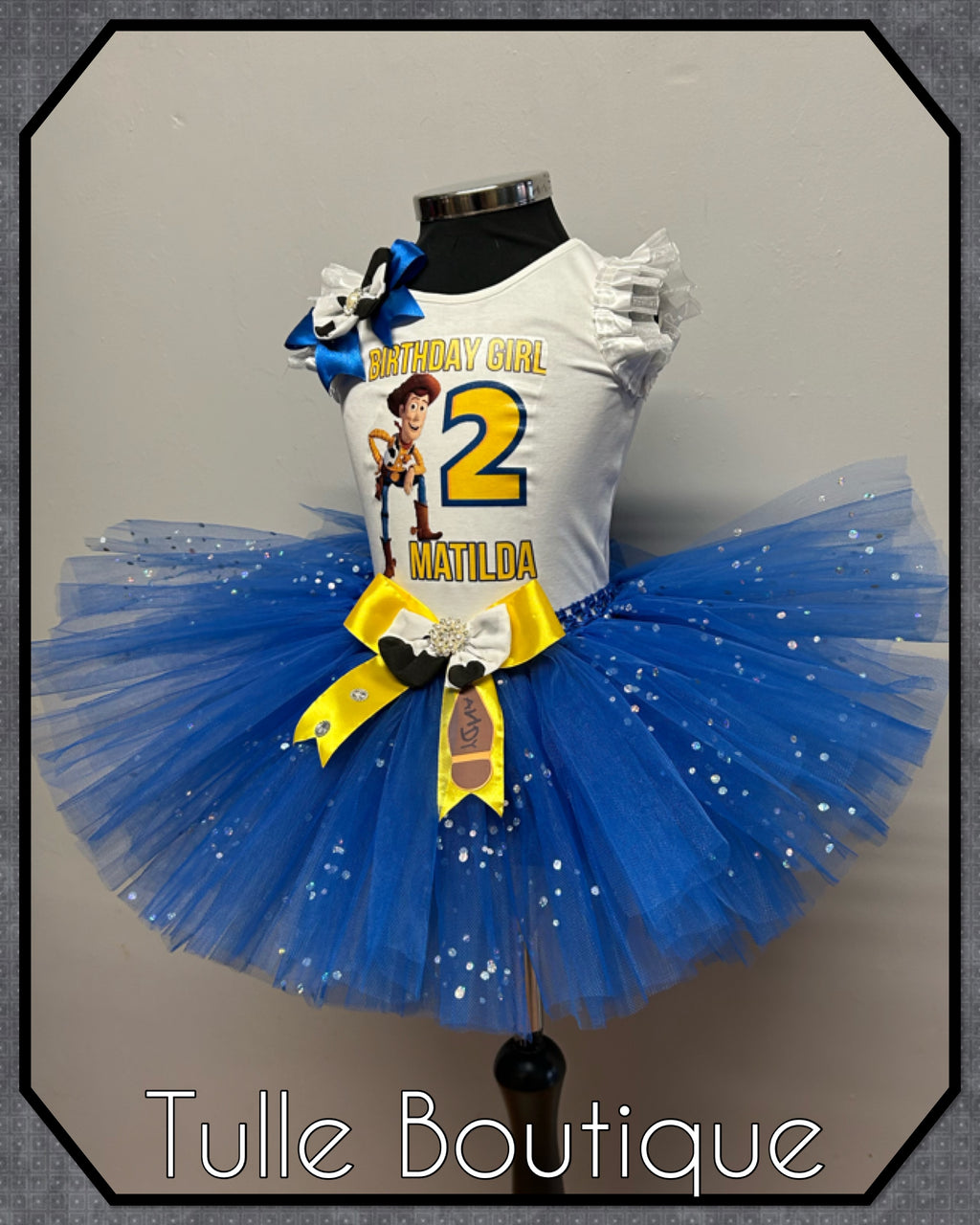 Girls toddlers Toy Story birthday tutu outfit fancy dress costume