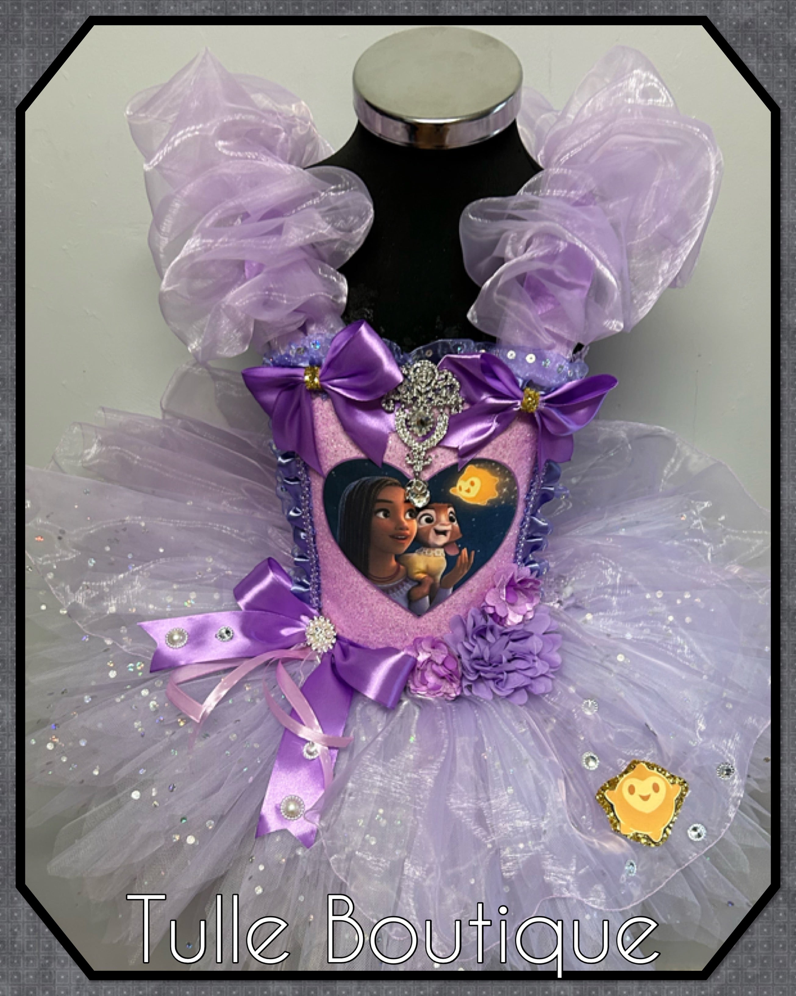 Girls toddlers Wish Asha tutu birthday party dress,ballgown, fancy dress costume