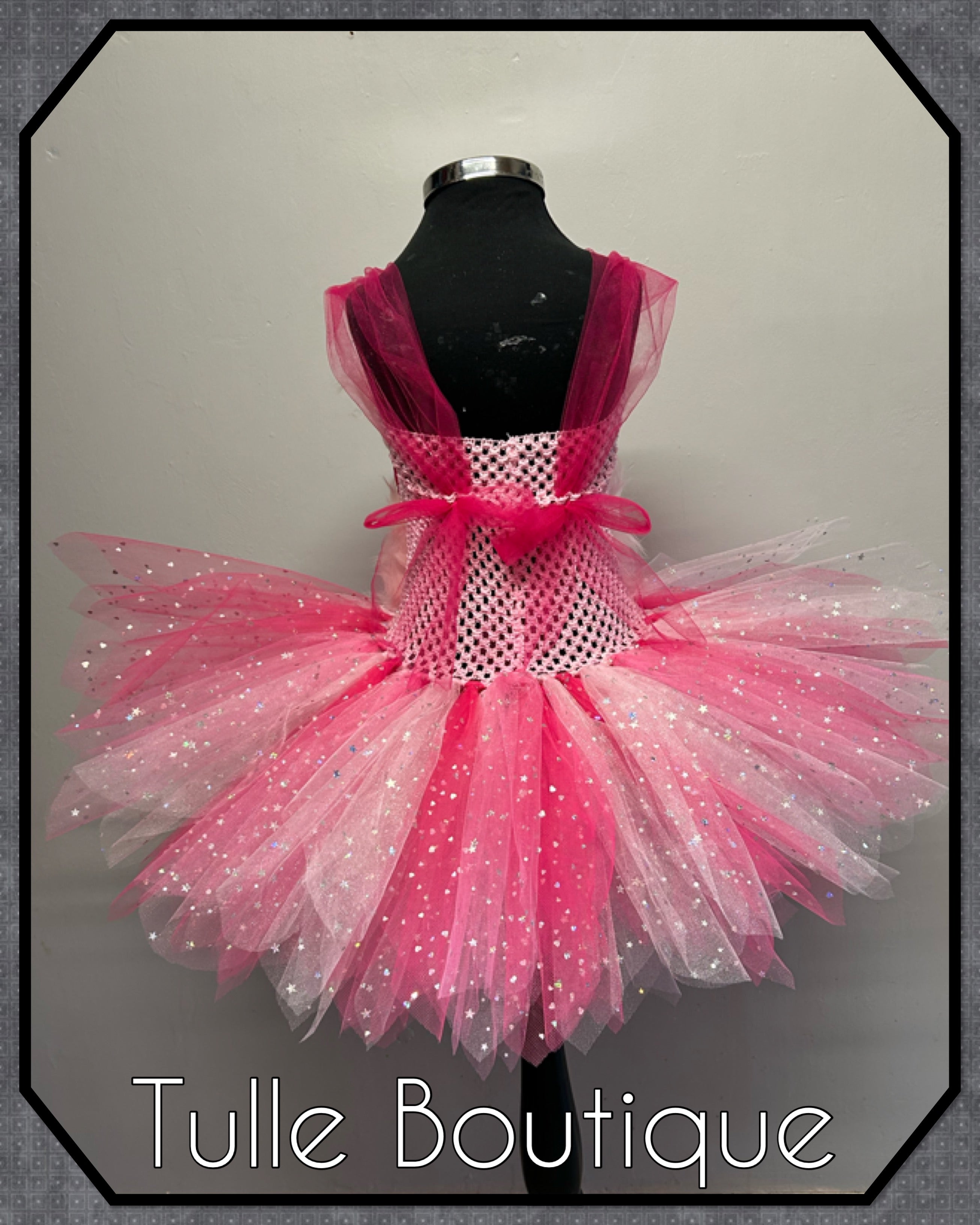 Girls toddlers Pink Panther tutu dress, ballgown, fancy dress costume