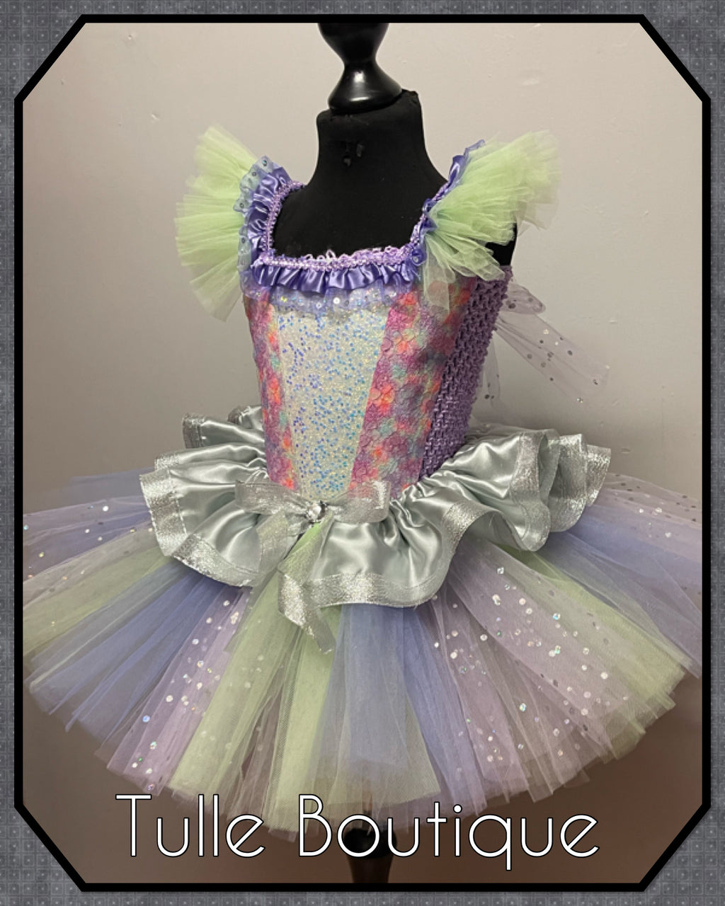 Girls Alien space tutu dress, birthday ballgown, fancy dress costume