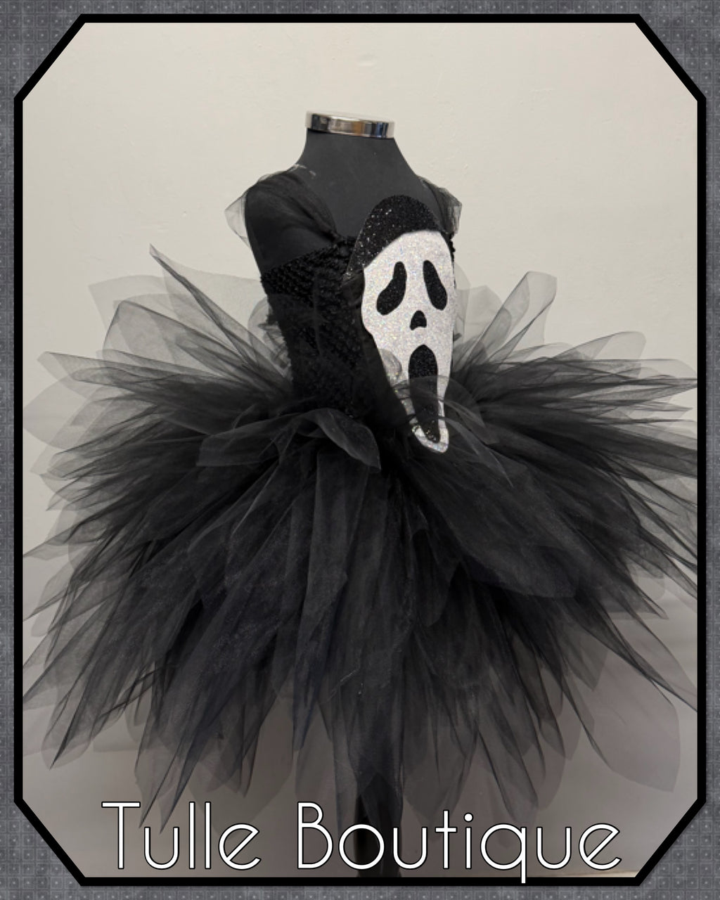 Girls toddlers girls Scream Ghost face book day fancy dress Halloween costume