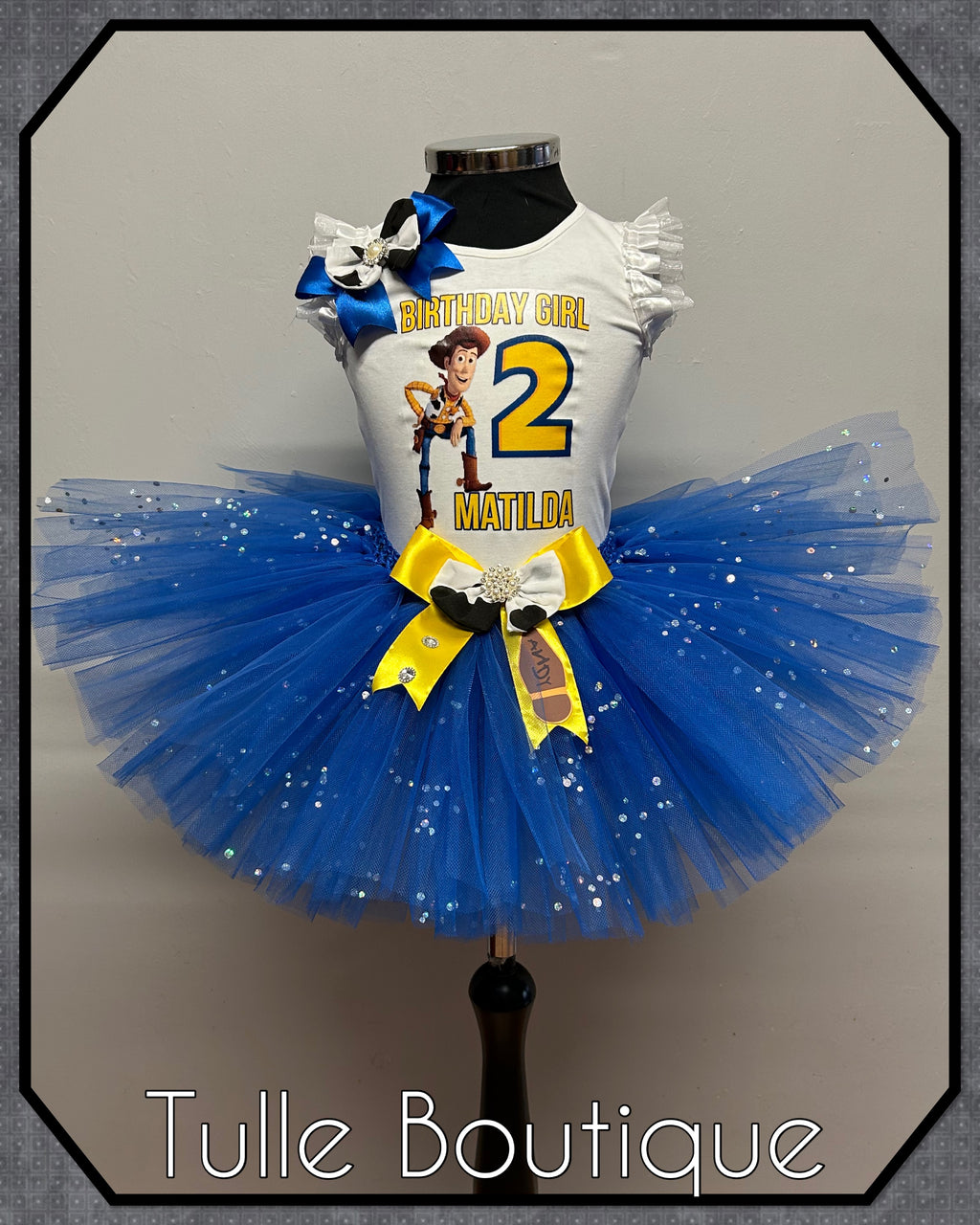 Girls toddlers Toy Story birthday tutu outfit fancy dress costume