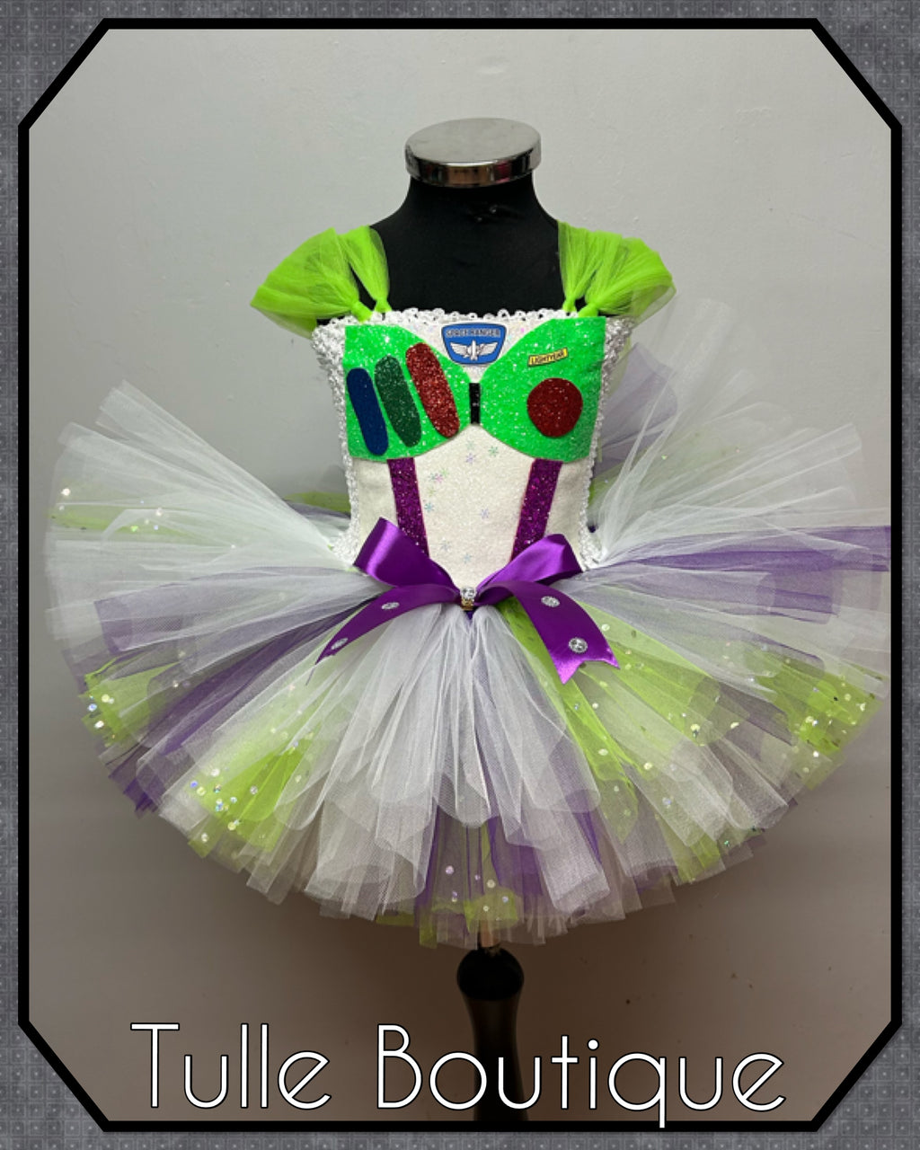 Girls toddlers Buzz Lightyear Toy Story tutu dress, ballgown, fancy dress costume
