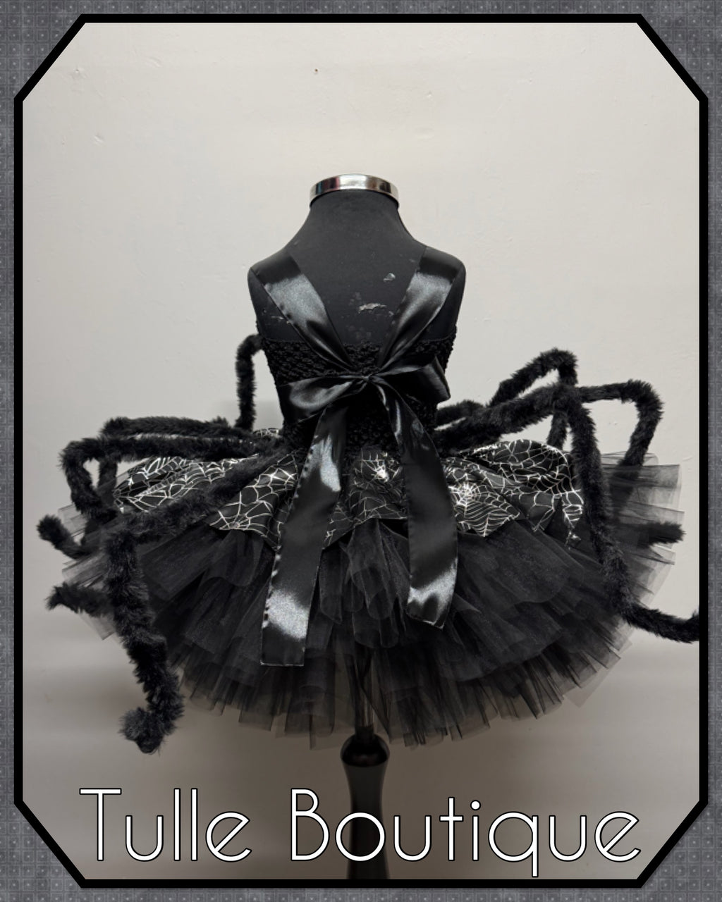 Girls toddlers Sparkly glitter Spider Halloween tutu dress, ballgown, Spider fancy dress costume