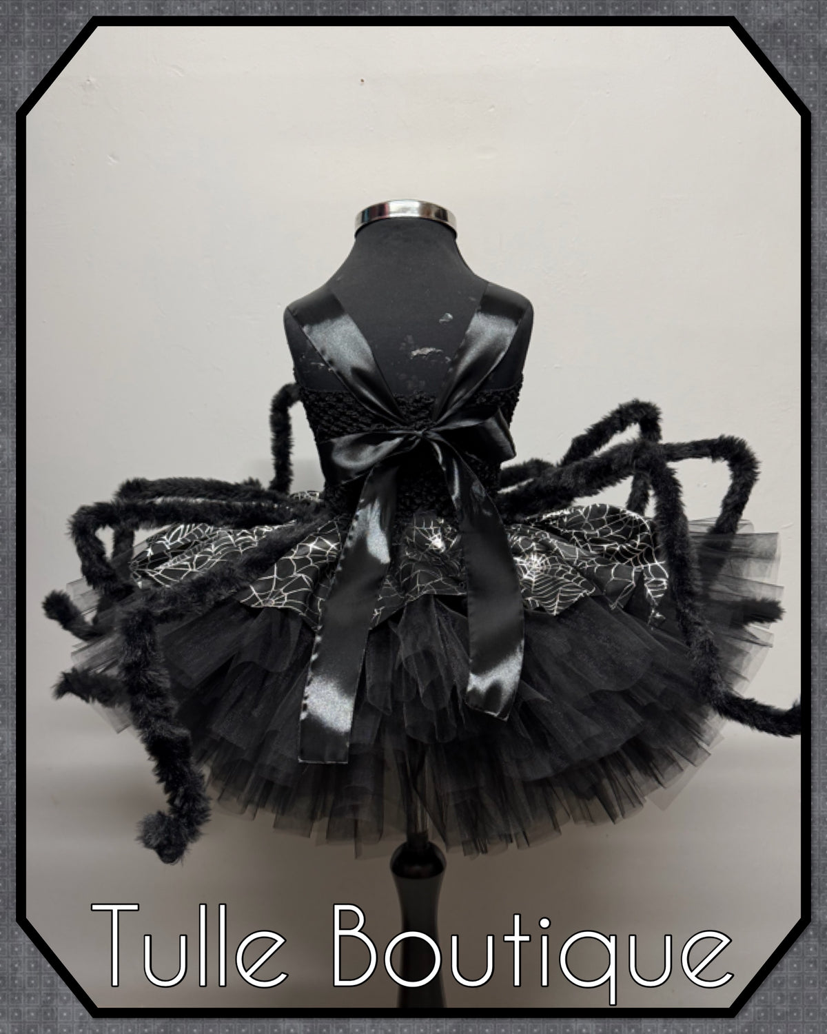 Girls toddlers Sparkly glitter Spider Halloween tutu dress, ballgown, Spider fancy dress costume