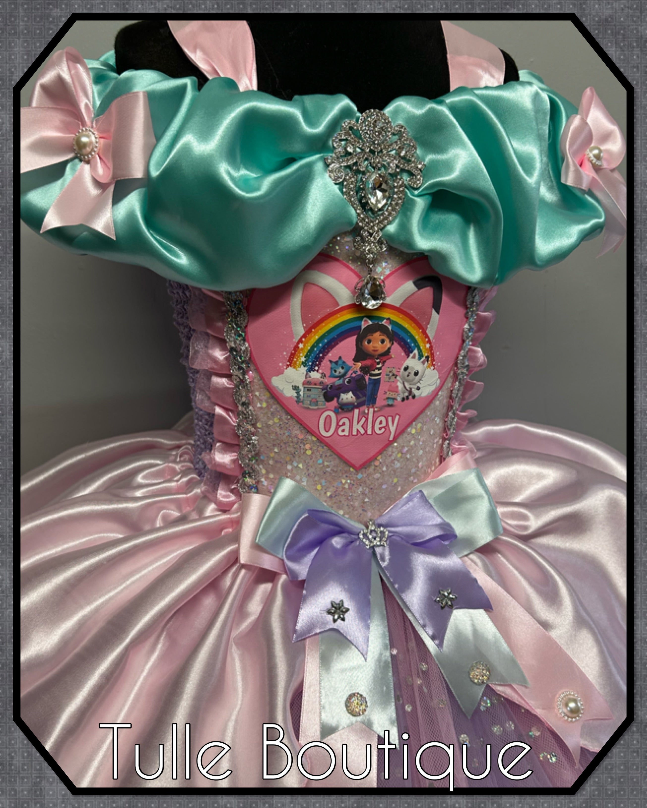 Girls toddlers Gabby’s Doll’s House princess tutu dress,ballgown, fancy dress costume