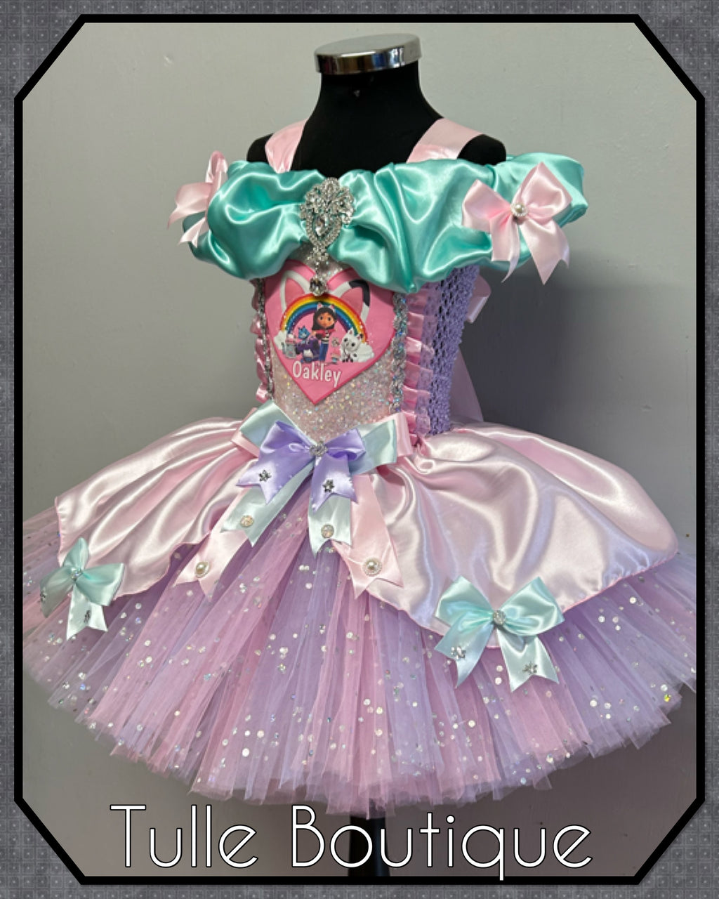 Girls toddlers Gabby’s Doll’s House princess tutu dress,ballgown, fancy dress costume