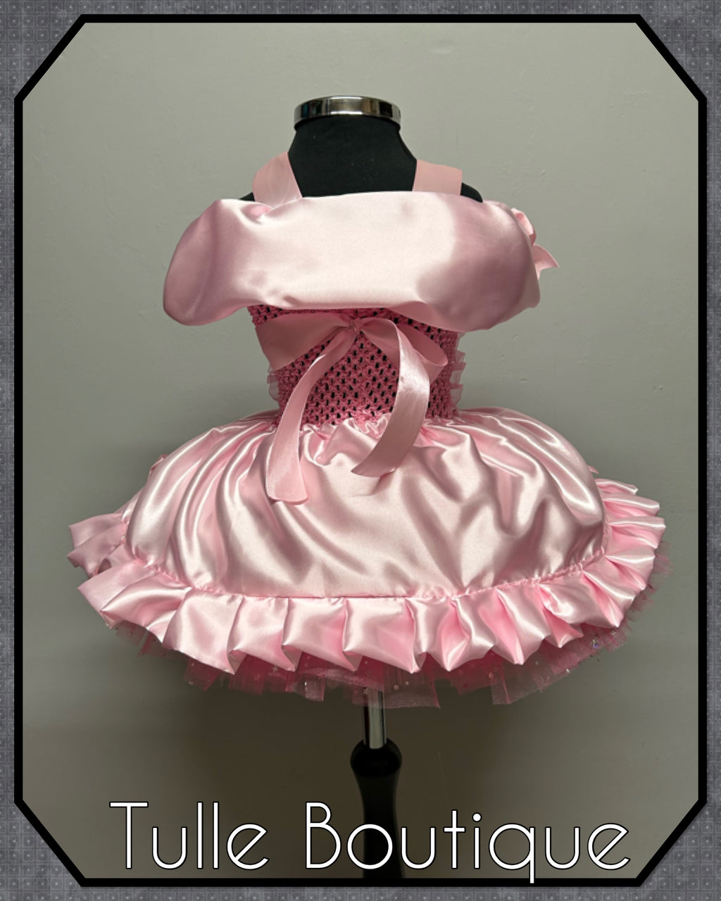 Girls toddlers sparkly Princess peppa pig pink tutu dress, birthday ballgown, fancy dress costume