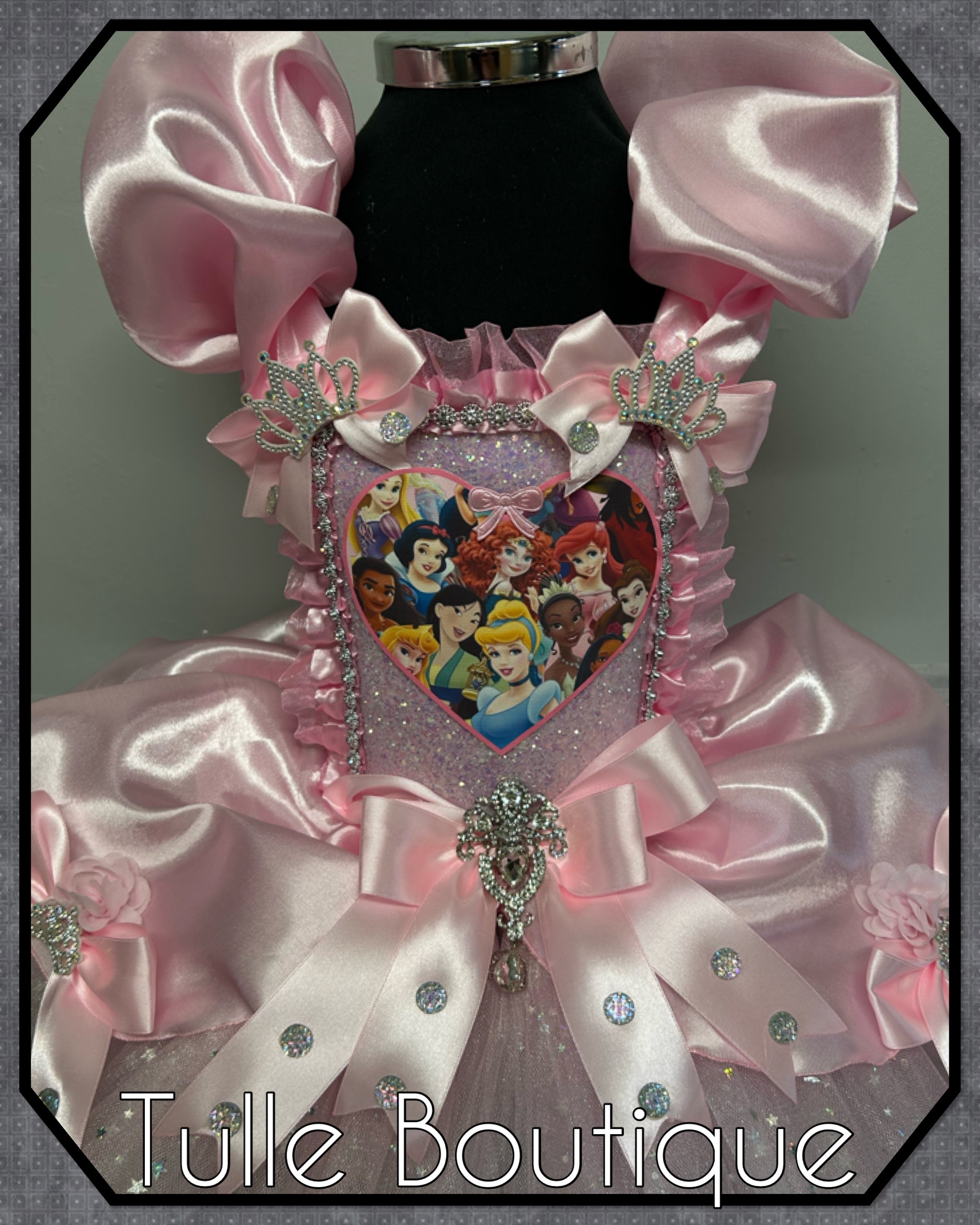 Girls toddlers pink Disney Princess tutu dress, ballgown, fancy dress costume