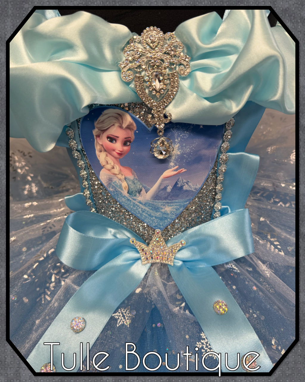 Girls toddlers Princess Elsa frozen tutu birthday party dress,ballgown, fancy dress costume